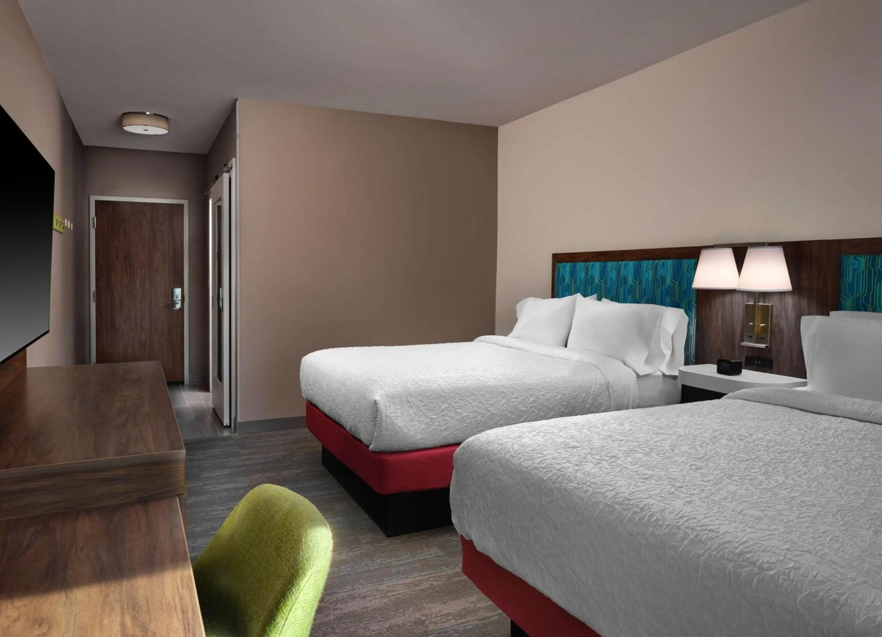 Queen Room with Two Queen Beds - Non-Smoking in Hampton Inn Pinellas Park St Petersburg, Fl