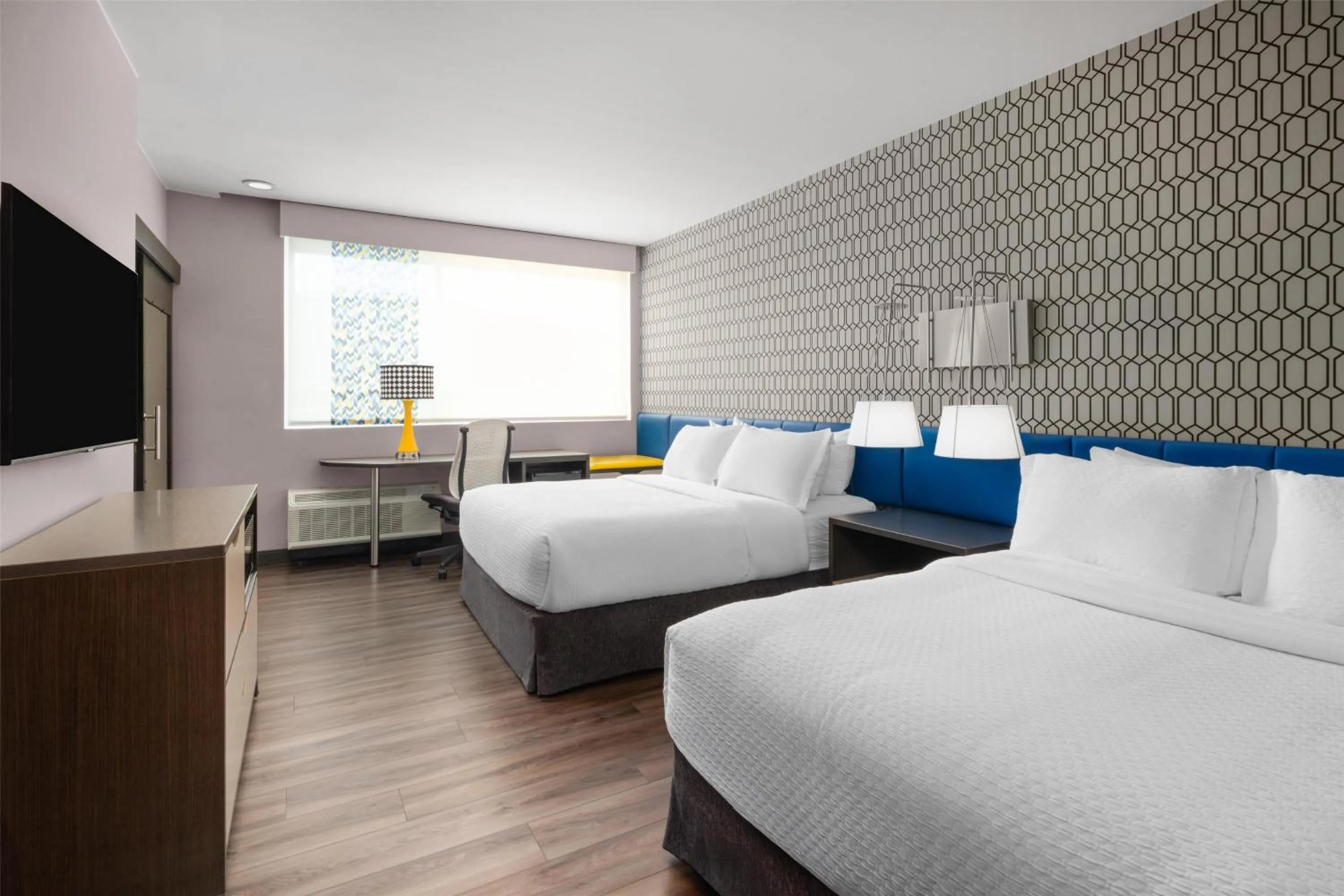 Queen Room with Two Queen Beds and Bath Tub - Disability Access in GLō Best Western Enid OK Downtown - Convention Center Hotel