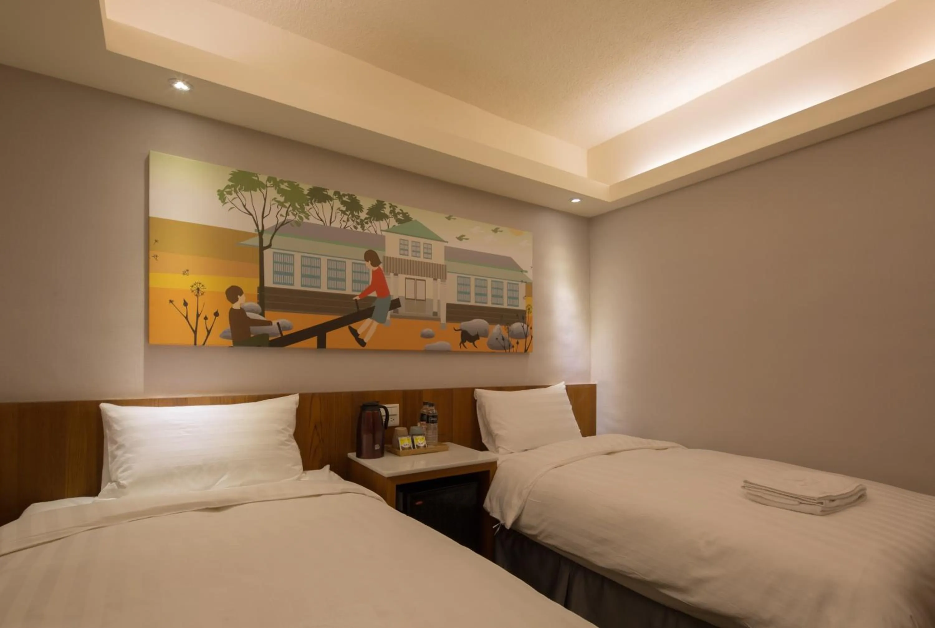 Twin Room with Mountain View in Meci Hotel