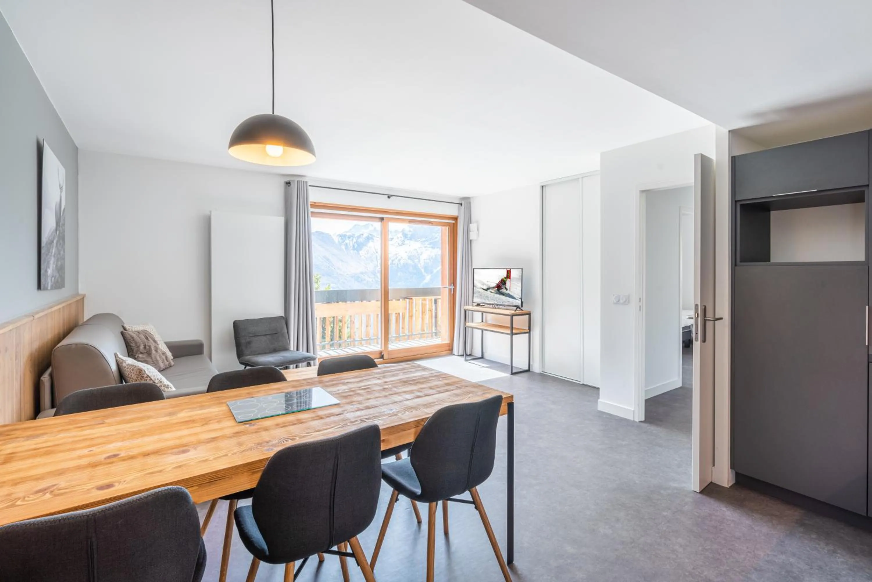 One-Bedroom Apartment with Cabin in Résidence Vacancéole - Les Ecrins d'Auris