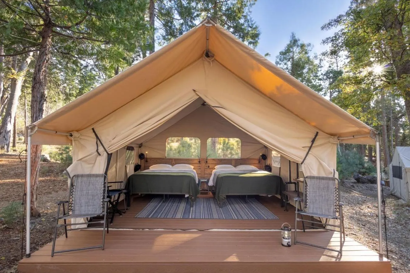 Family Tent in Evergreen Lodge at Yosemite
