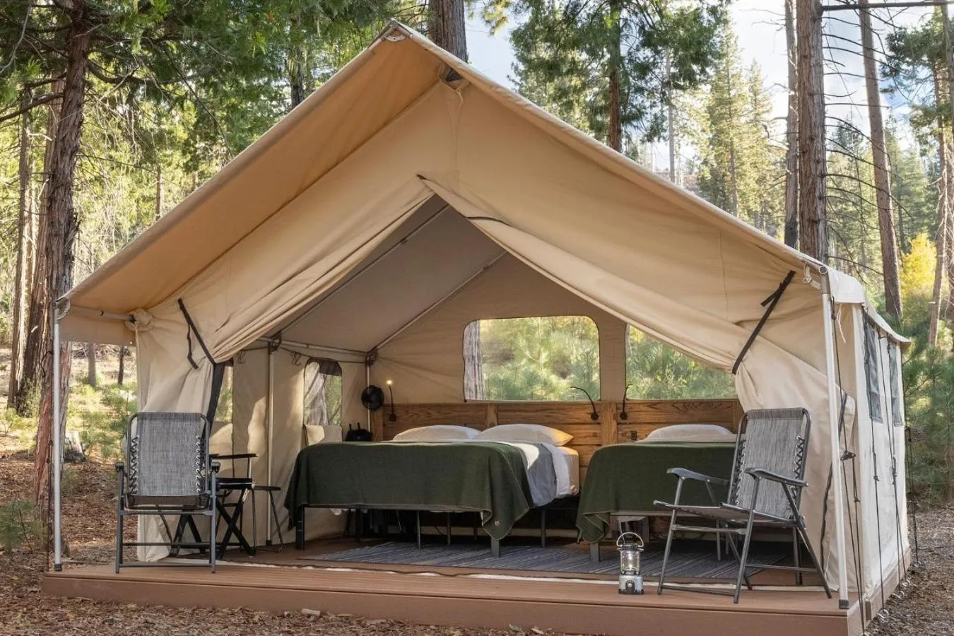 ADA Family Tent in Evergreen Lodge at Yosemite