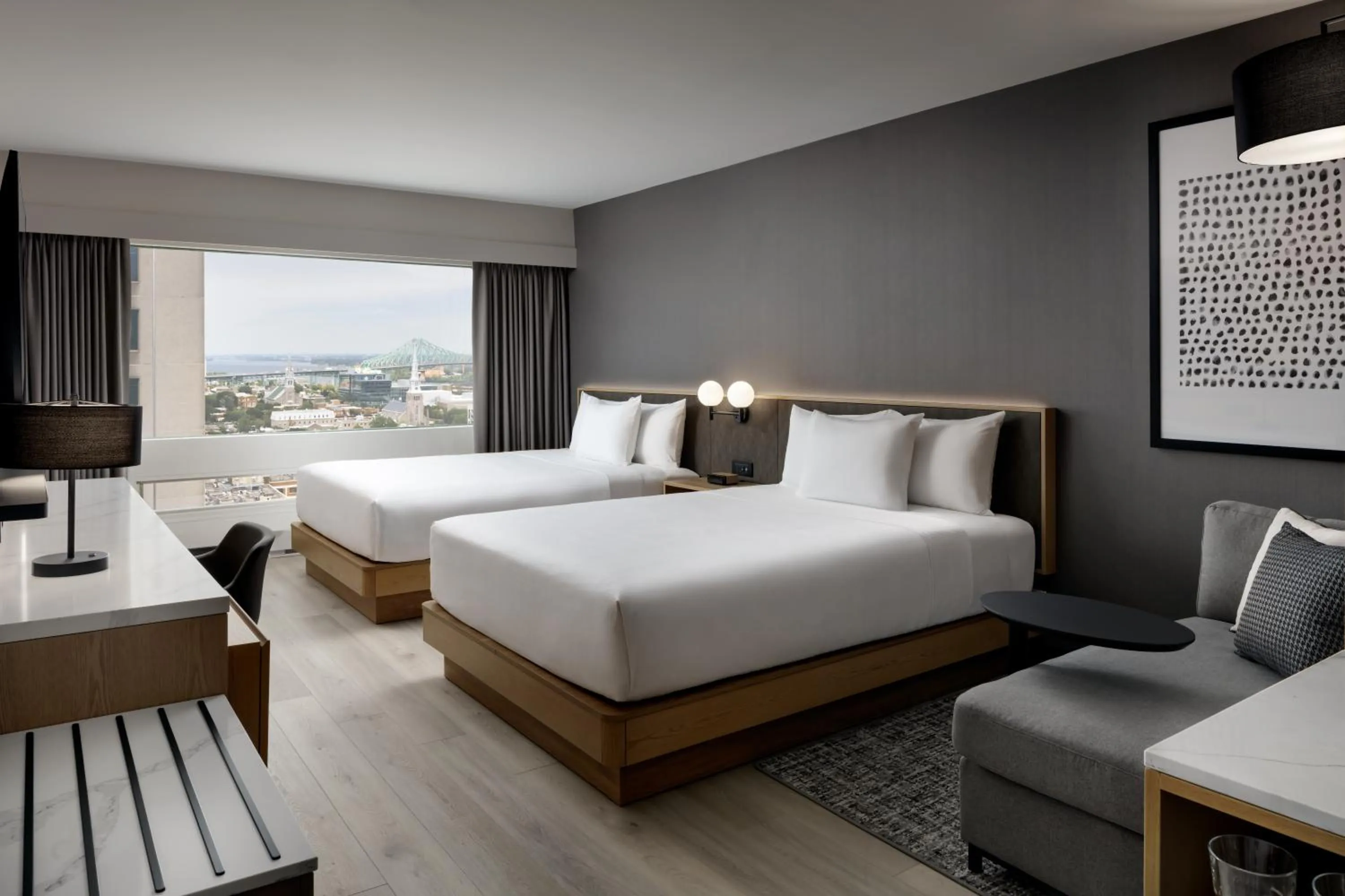 Queen Room with Two Queen Beds - High Floor in Hyatt Place Montreal - Downtown