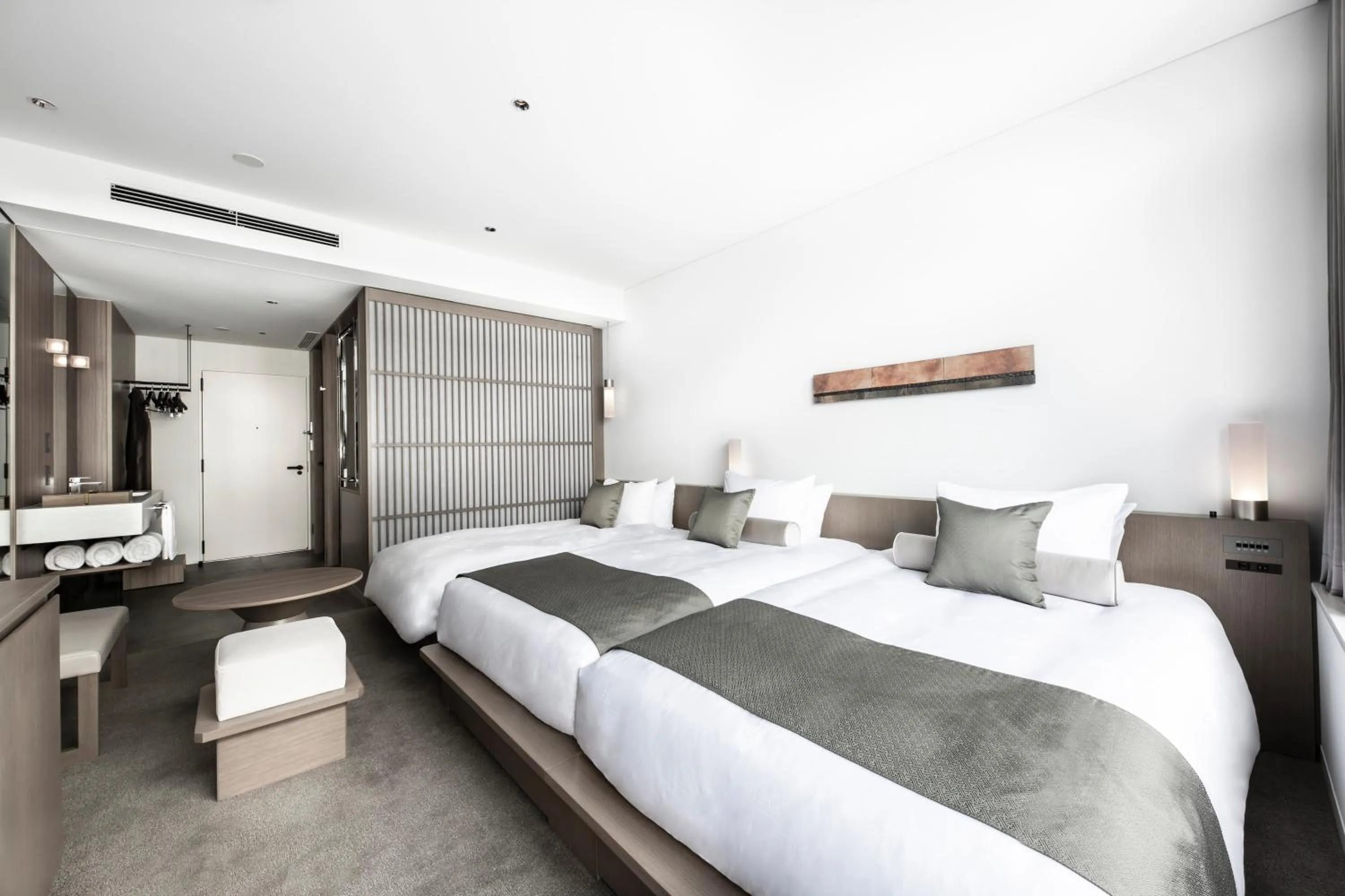 Superior Twin Room with Extra Bed and Lounge Access - Non-Smoking in The Royal Park Hotel Iconic Kyoto