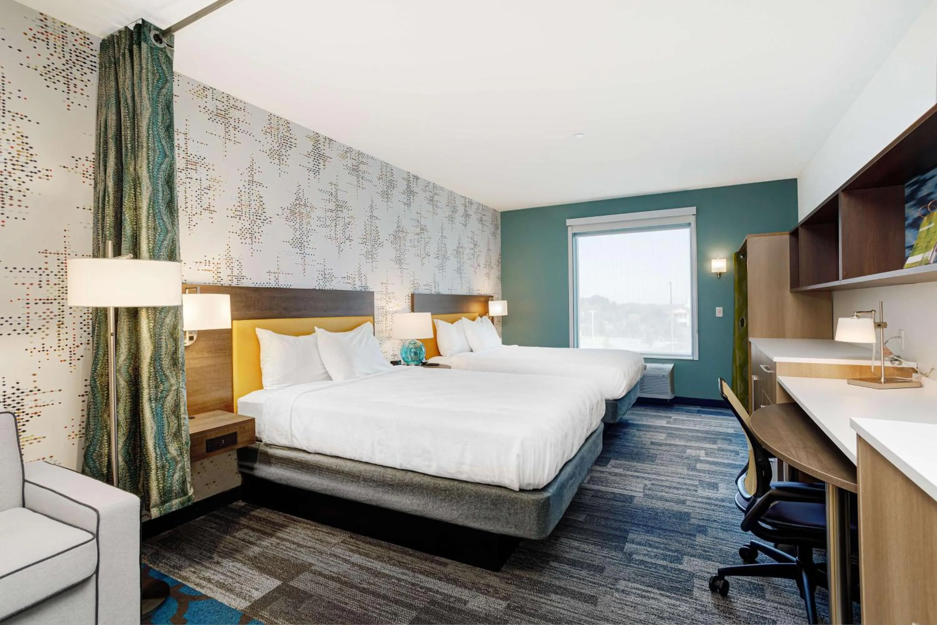 Queen Studio with Two Queen Beds - Non-Smoking in Home2 Suites By Hilton Johnson City, Tn