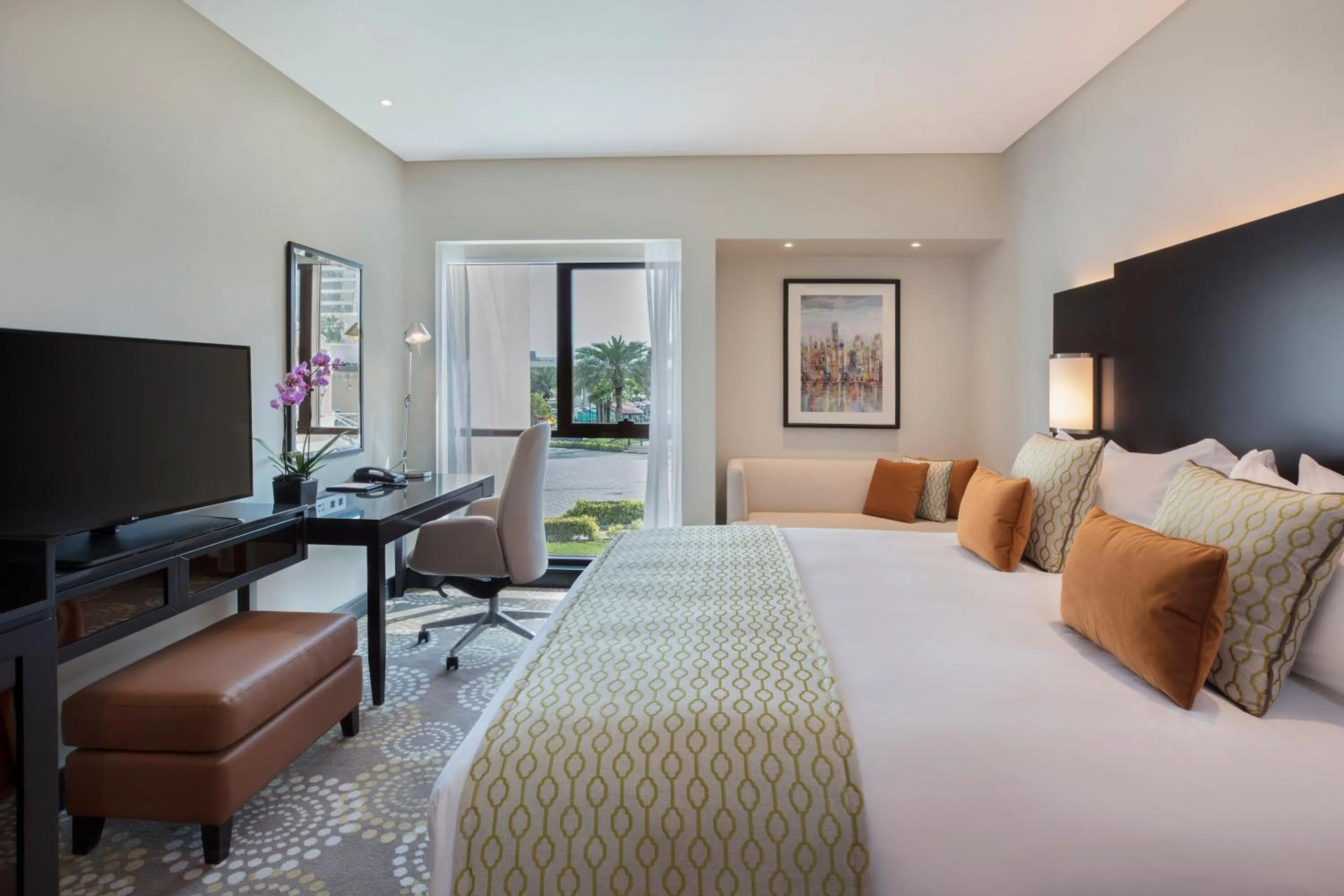 1 King Standard Pool View Lounge Access in Crowne Plaza Bahrain by IHG