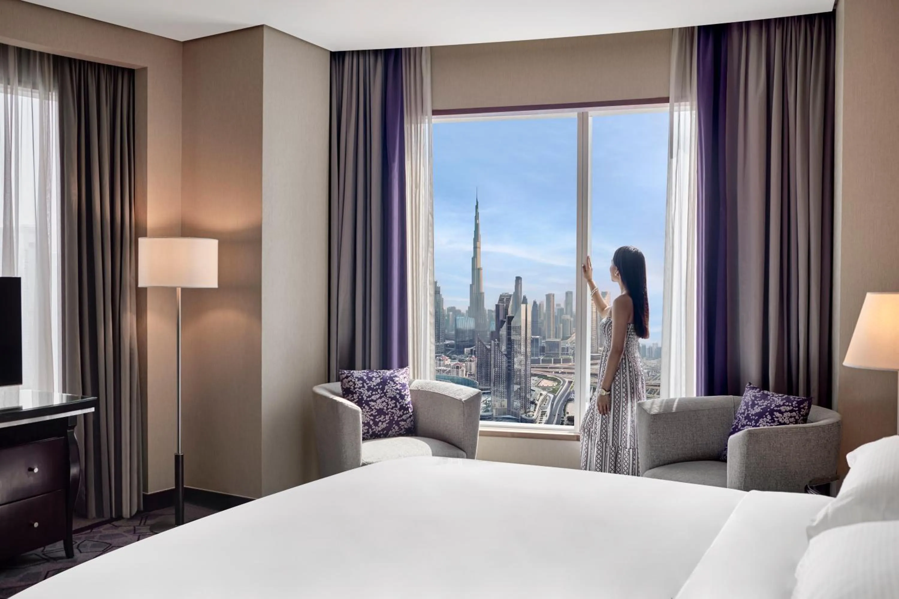 Burj Khalifa View Room - King Bed   in Rose Rayhaan by Rotana - Dubai