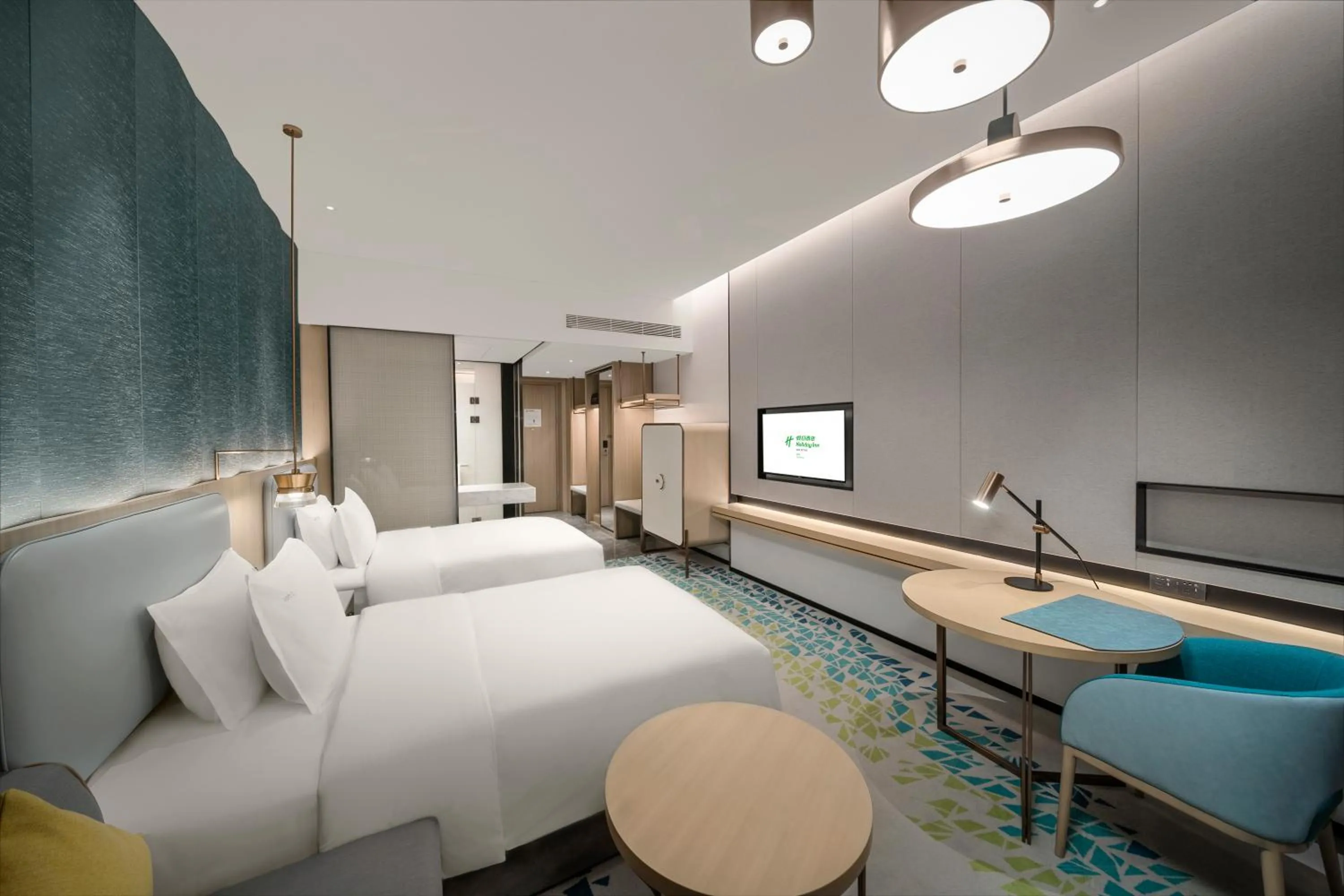 Standard Double Room with Two Double Beds - Smoking in Holiday Inn Fuyang by IHG