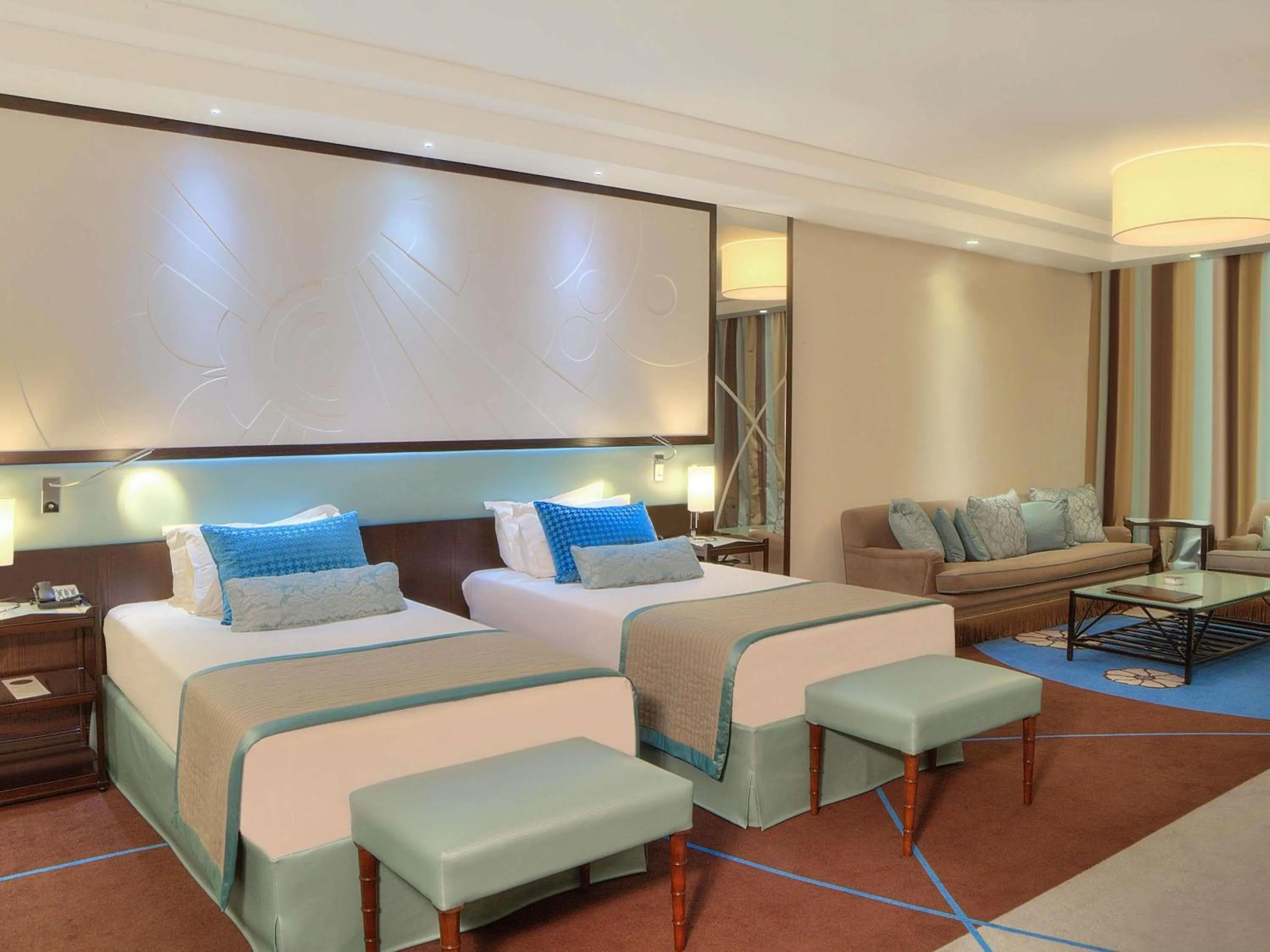 Junior Suite with Two Double Beds - single occupancy in Sofitel Beirut Le Gabriel