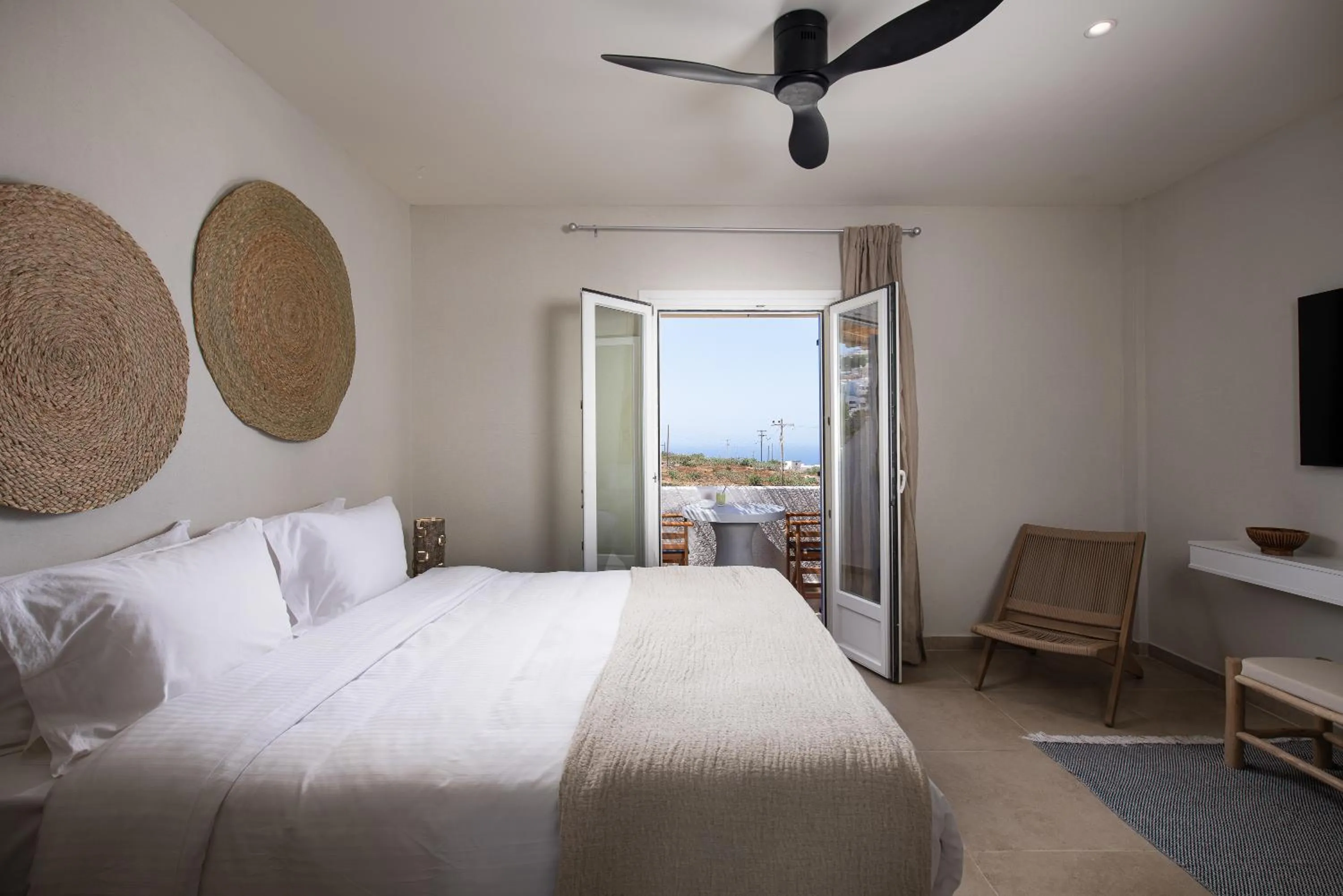 Comfort Plus Room with Pool View in The Noverian Bios Santorini