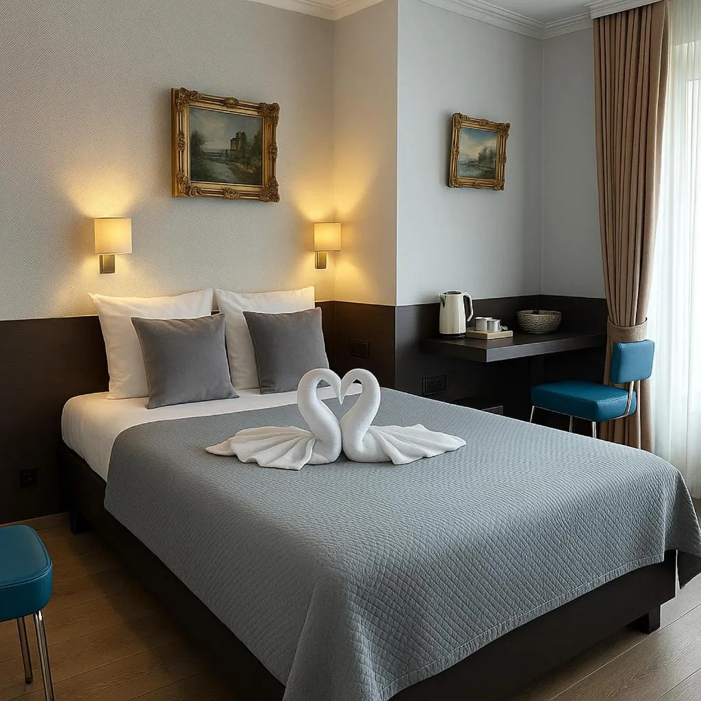Superior Double Room with Terrace in Hotel Monaco Zeebrugge Beach by Rikas Hotels