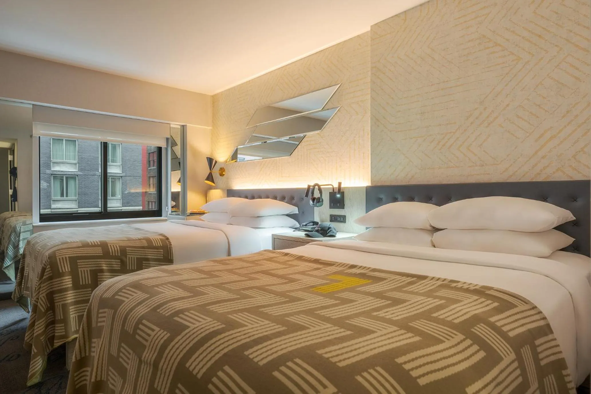 Superior Double Room with Two Double Beds in Pestana CR7 Times Square