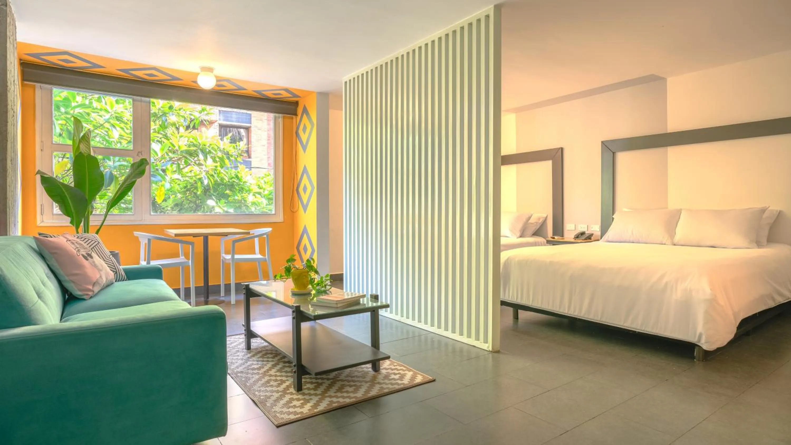 Standard Double Room with Two Double Beds in Hotel El Peñon by Bithotels