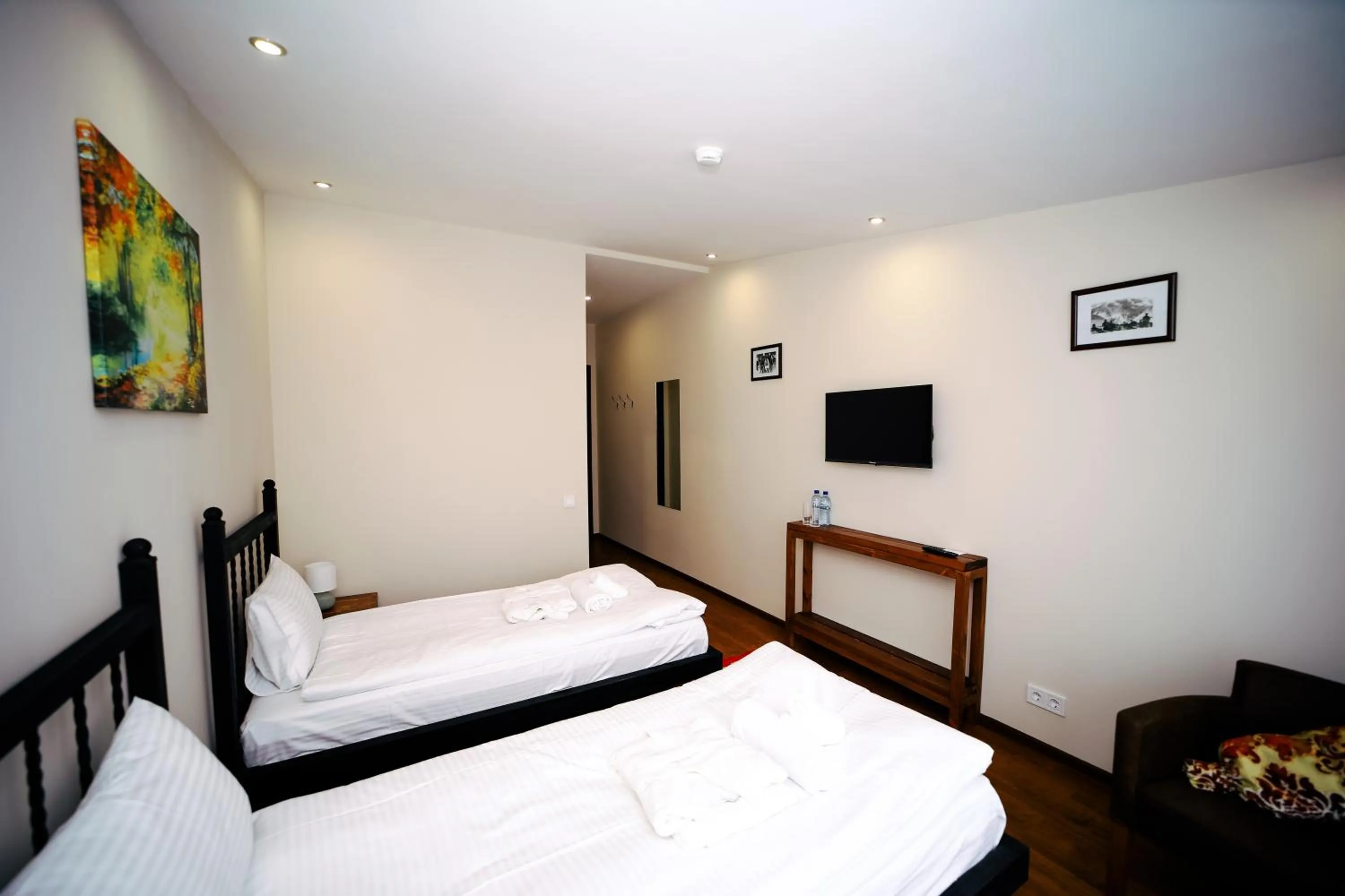 Standard Twin Room with Mountain View in Mountain House Kazbegi