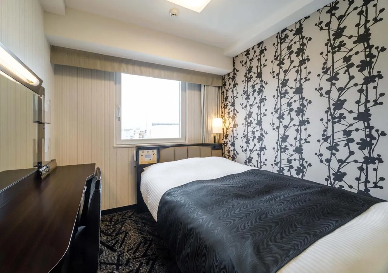 Standard Double Room in APA Hotel Hakata Ekimae 2Chome