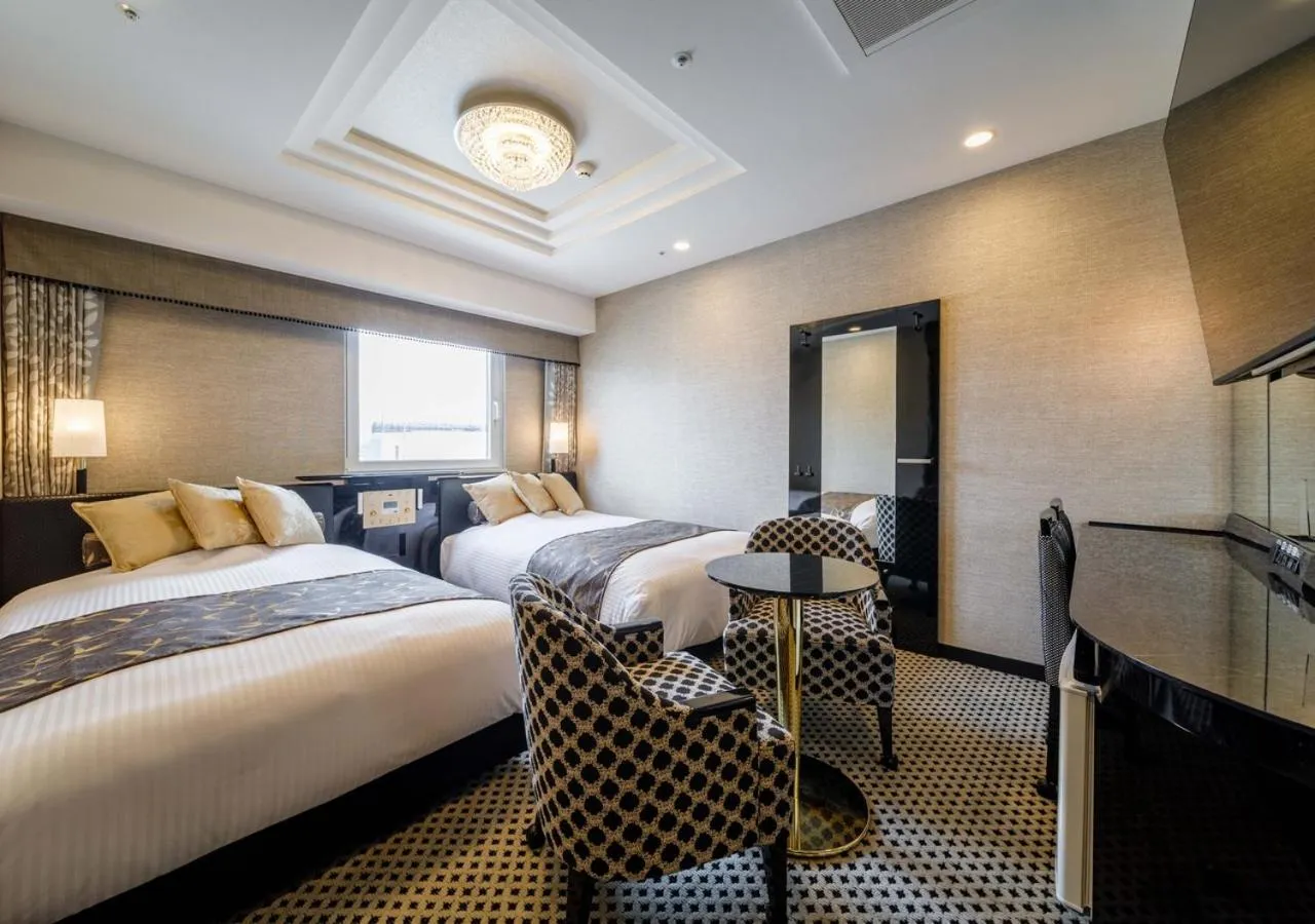 Deluxe Twin Room in APA Hotel Hakata Ekimae 2Chome