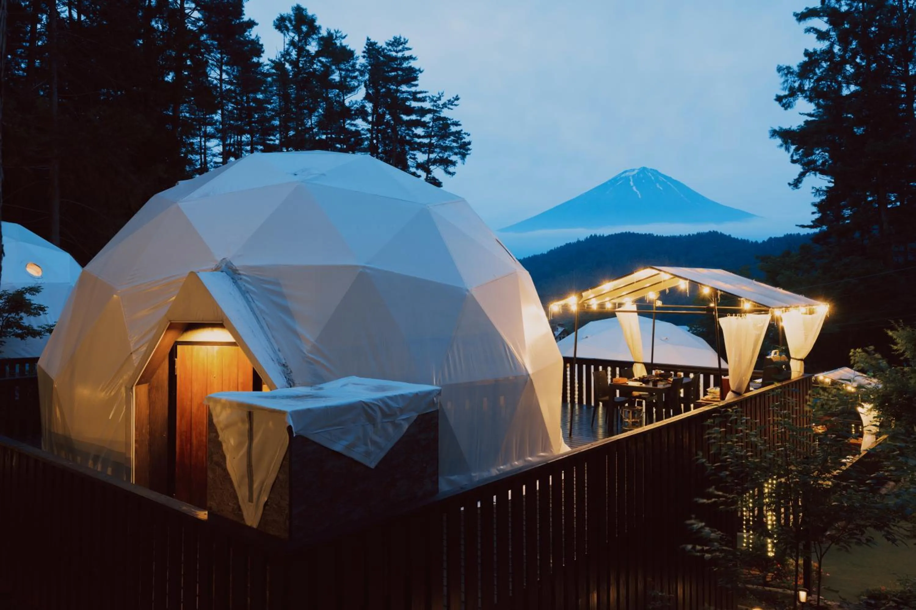 Luxury Dome Saturn in TOCORO. Mt.Fuji CAMP&GLAMPING