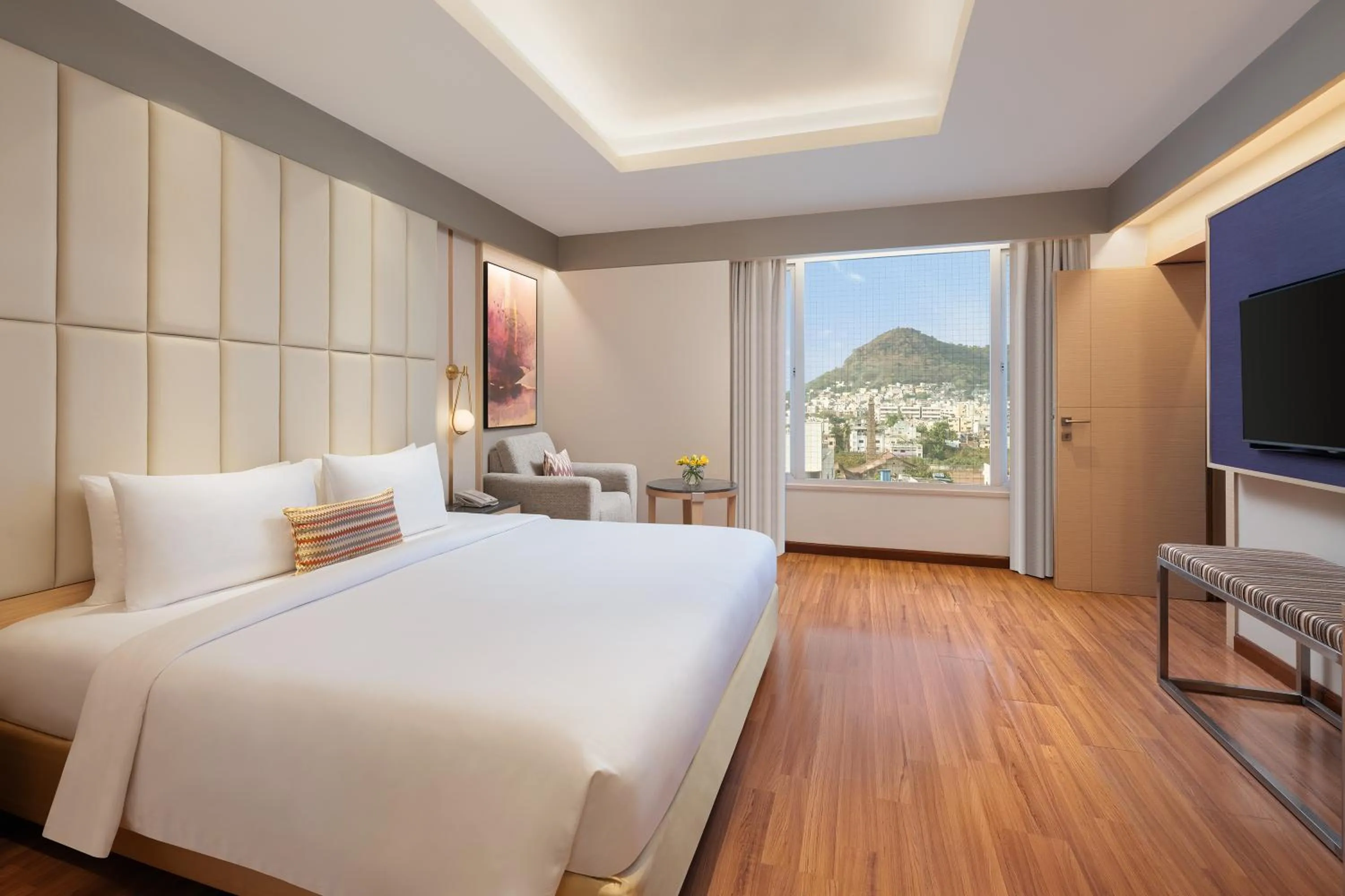 Executive Suite King bed in Vivanta Vijayawada, MG Road