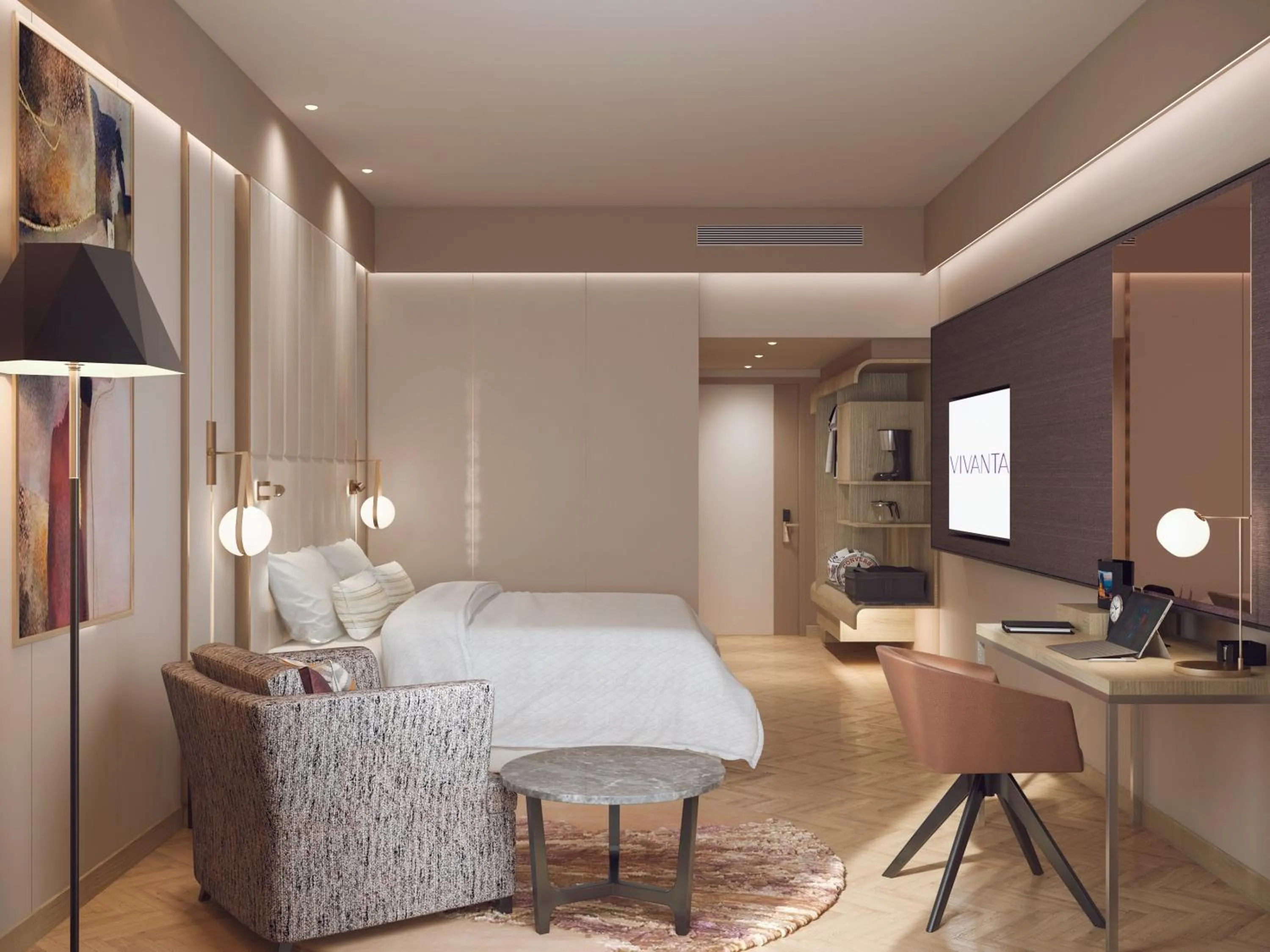 Deluxe Room King Bed in Vivanta Vijayawada, MG Road