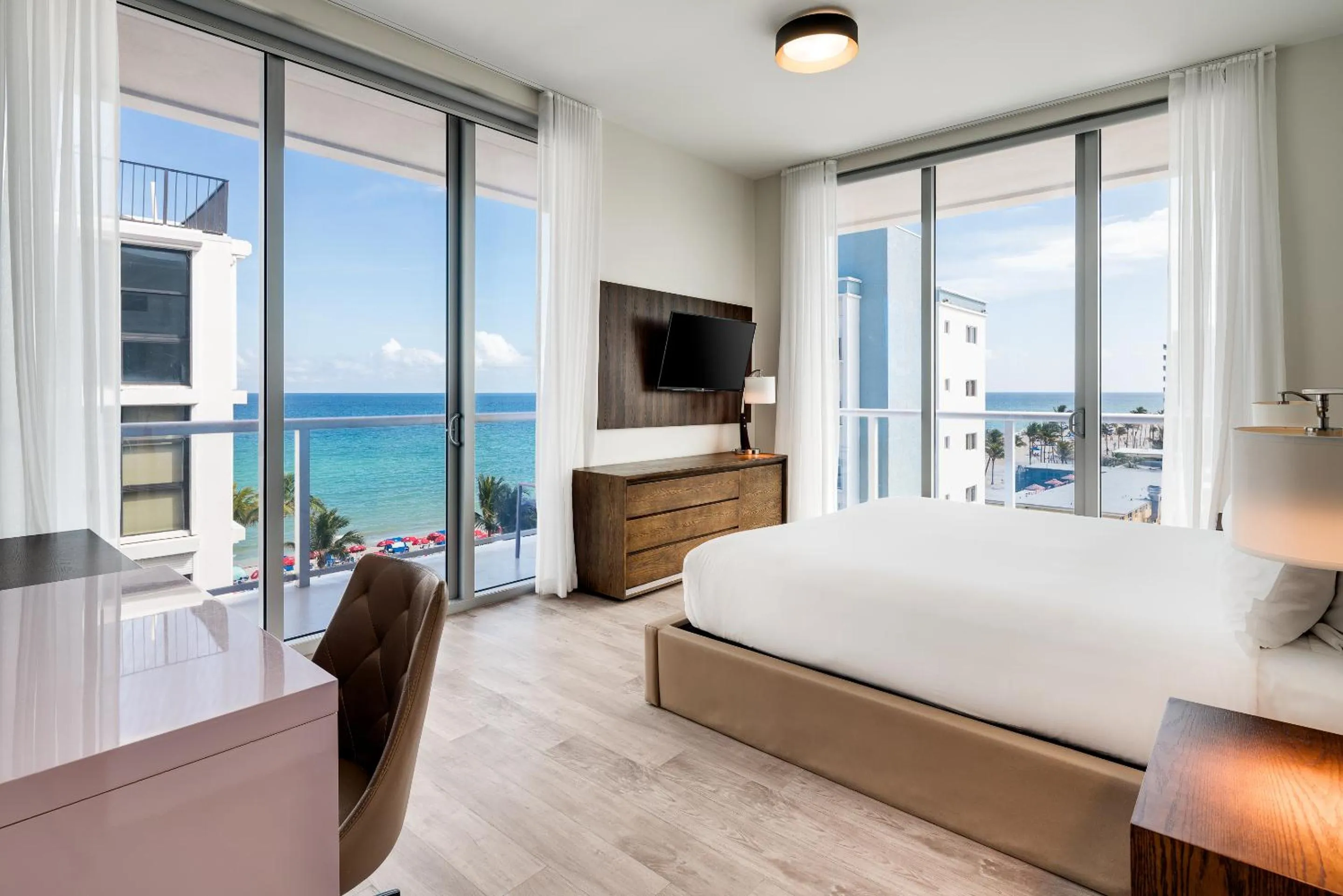 Deluxe Ocean View Suite King with Loft in Costa Hollywood Beach Resort - An All Suite Hotel