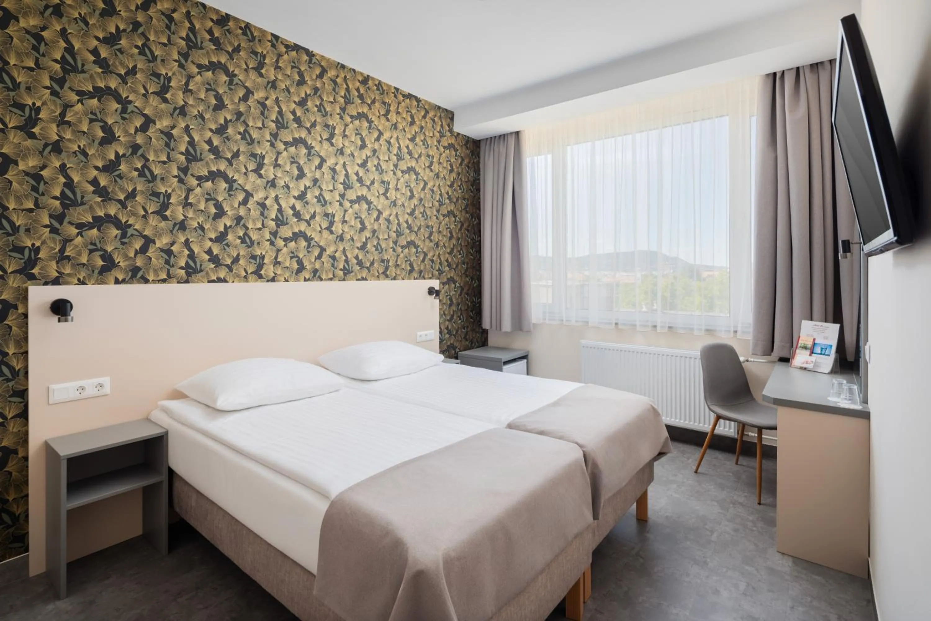 Newly Renovated Standard Double or Twin Room in Benczur Hotel