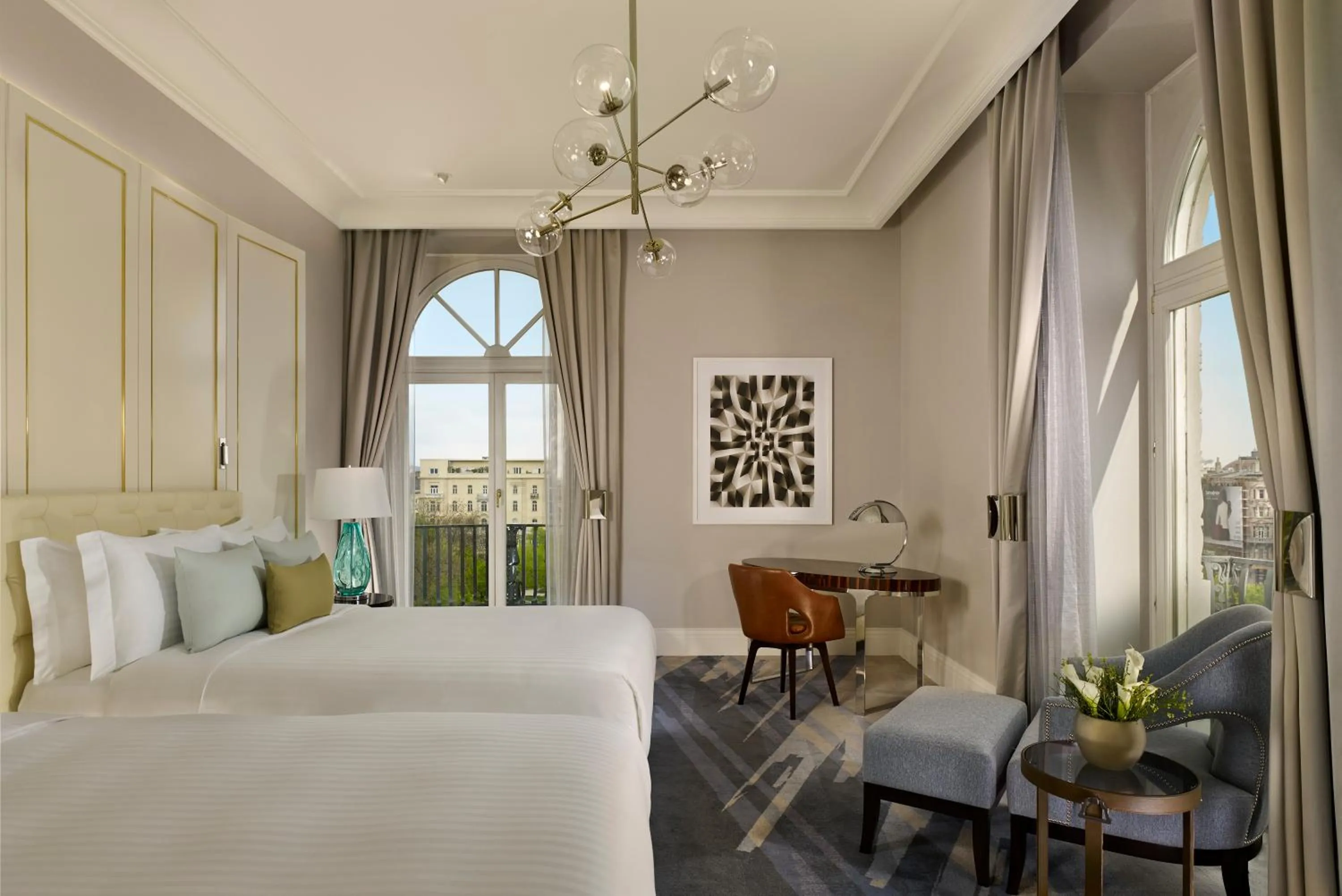 Deluxe Twin Park View Room in Al Habtoor Palace Budapest, Preferred Hotels & Resorts