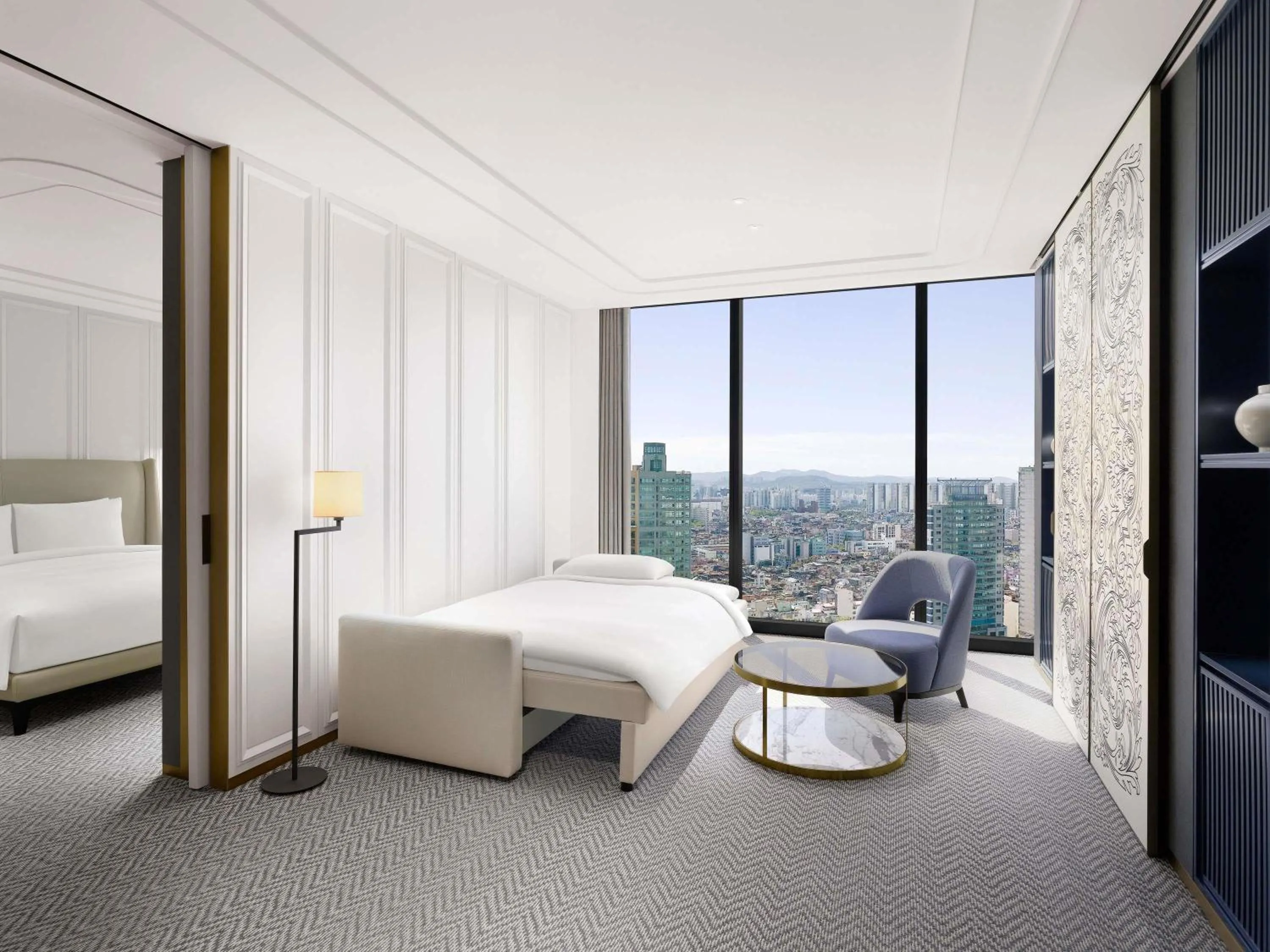 Prestige Family King Suite with Sofa Bed and Lake View in Sofitel Ambassador Seoul Hotel & Serviced Residences