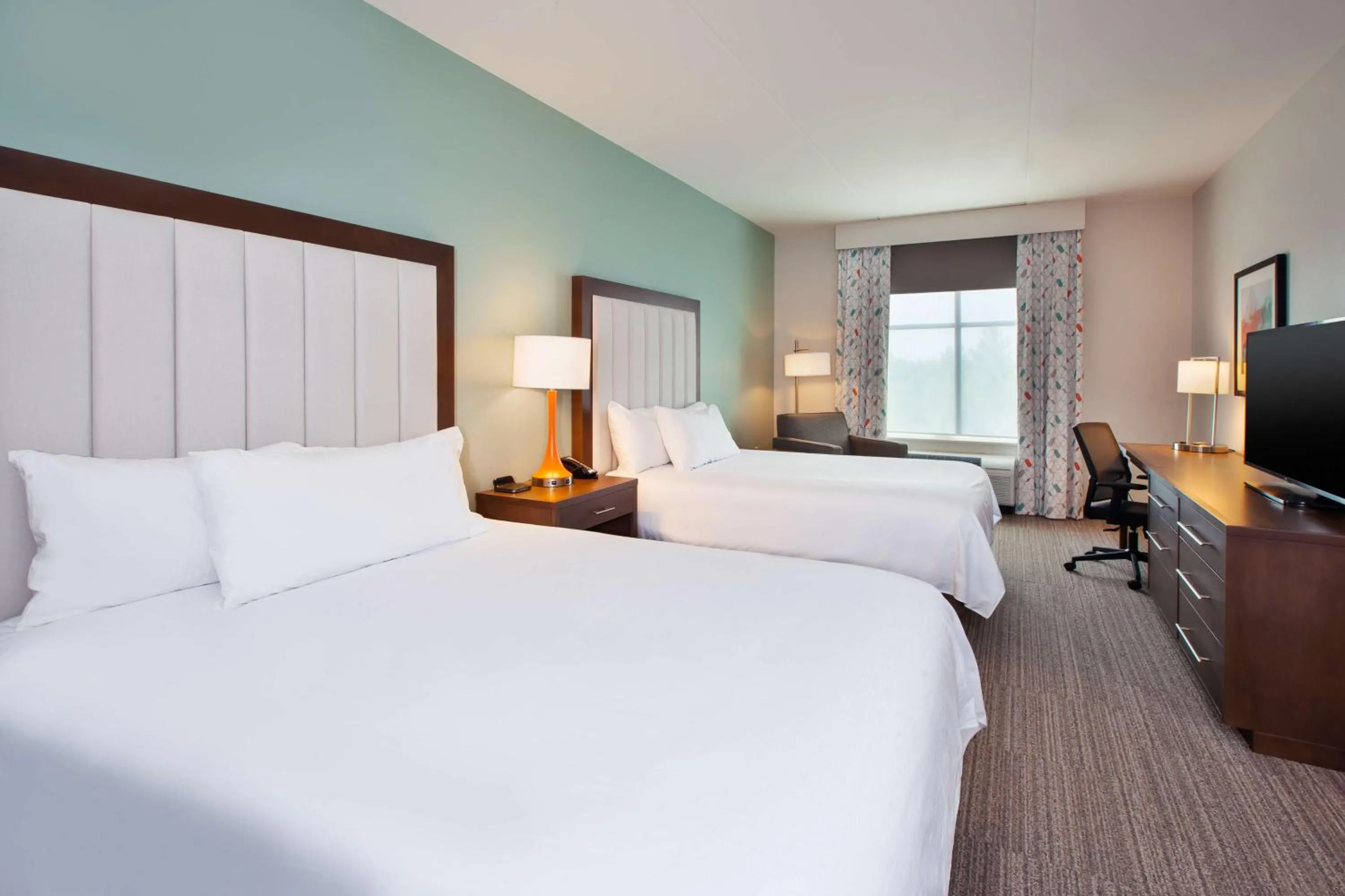 One-Bedroom Queen Suite with Two Queen Beds in Homewood Suites By Hilton Columbus Easton, Oh