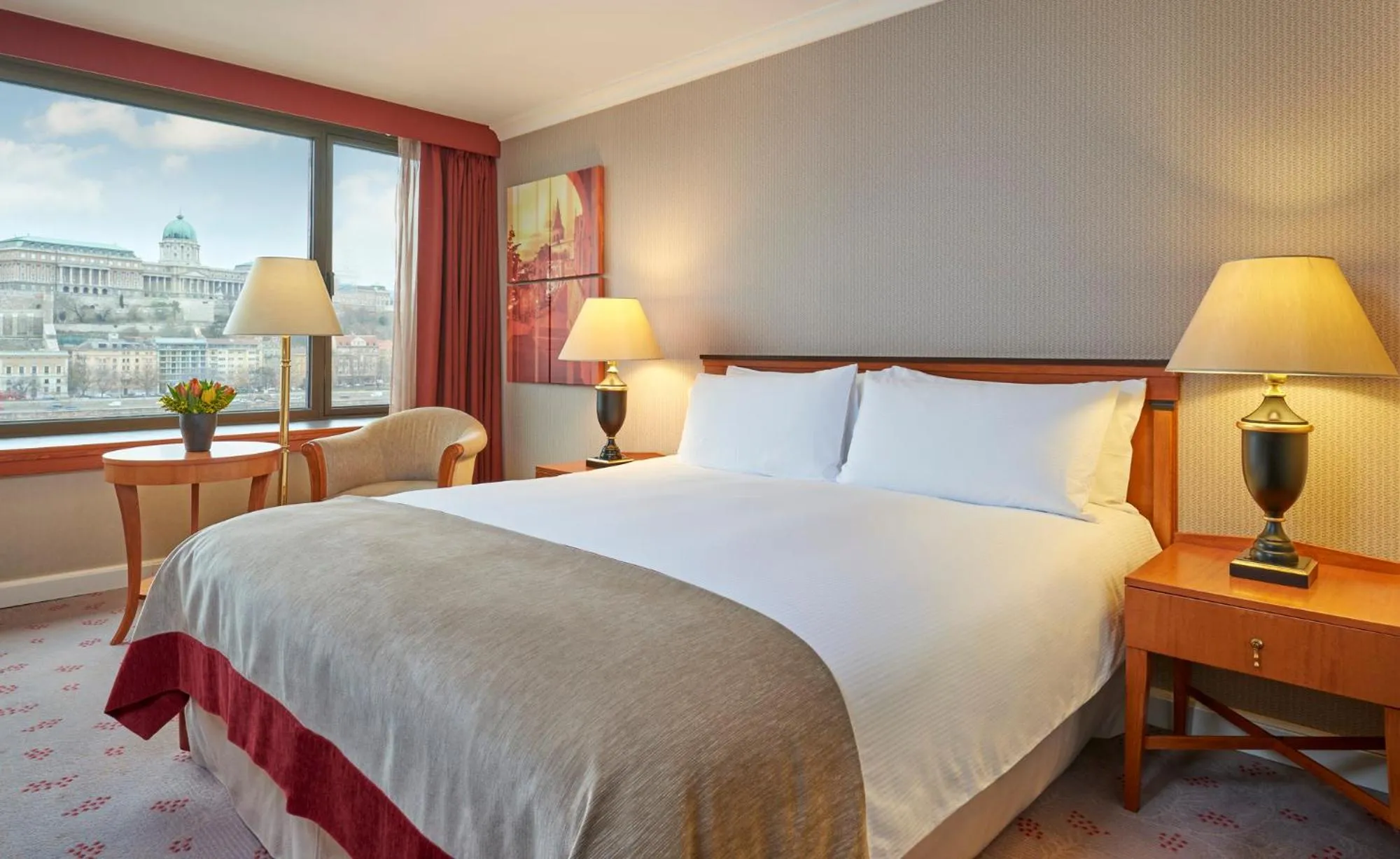 Classic Queen Room with River View in InterContinental Budapest by IHG
