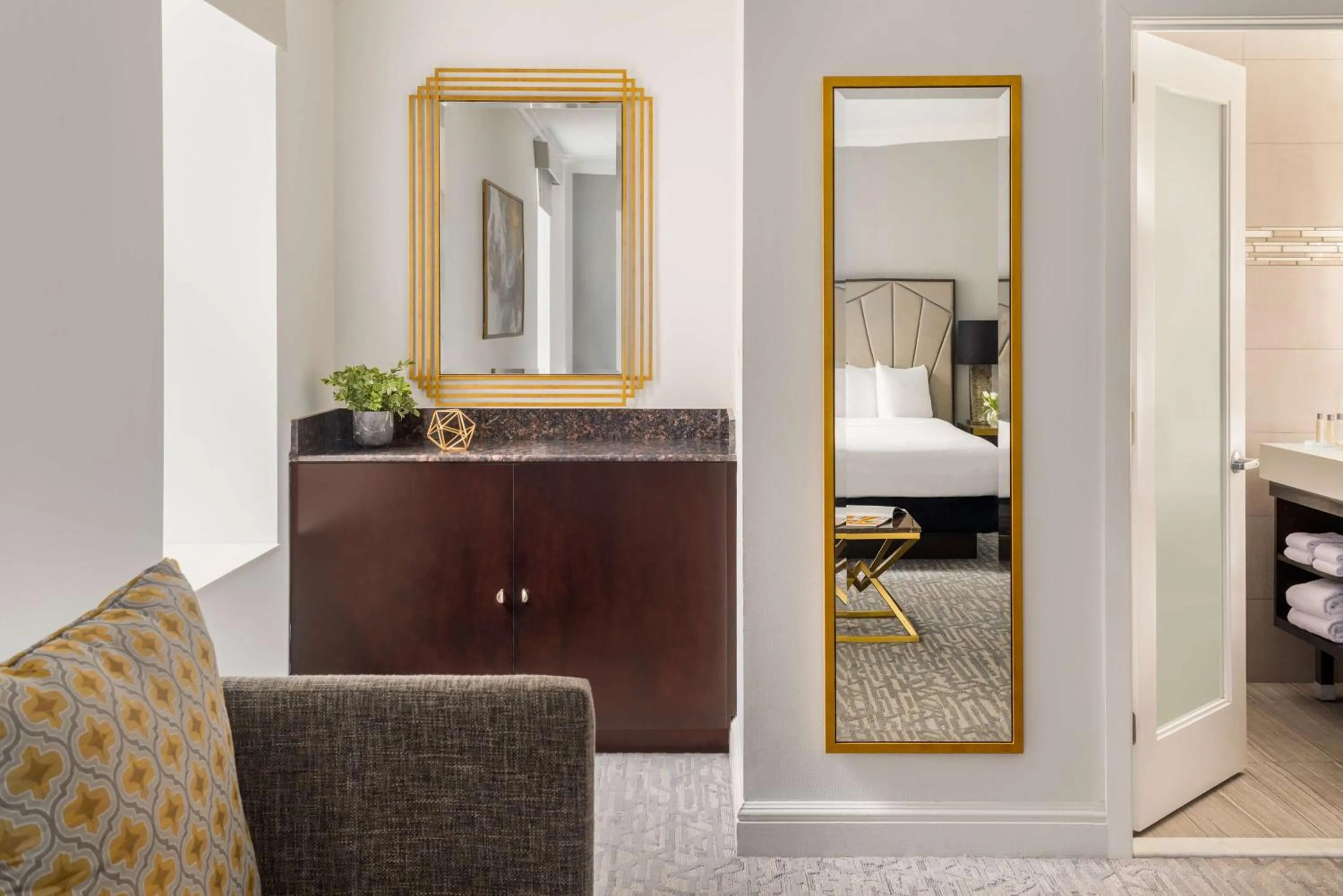 Junior King Suite with Sofa Bed in Martinique New York on Broadway, Curio Collection by Hilton