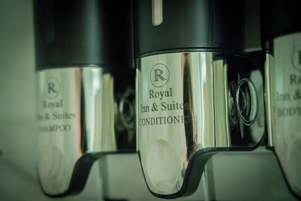 King Room with Roll-In Shower - Disability Access in Royal Inn & Suites