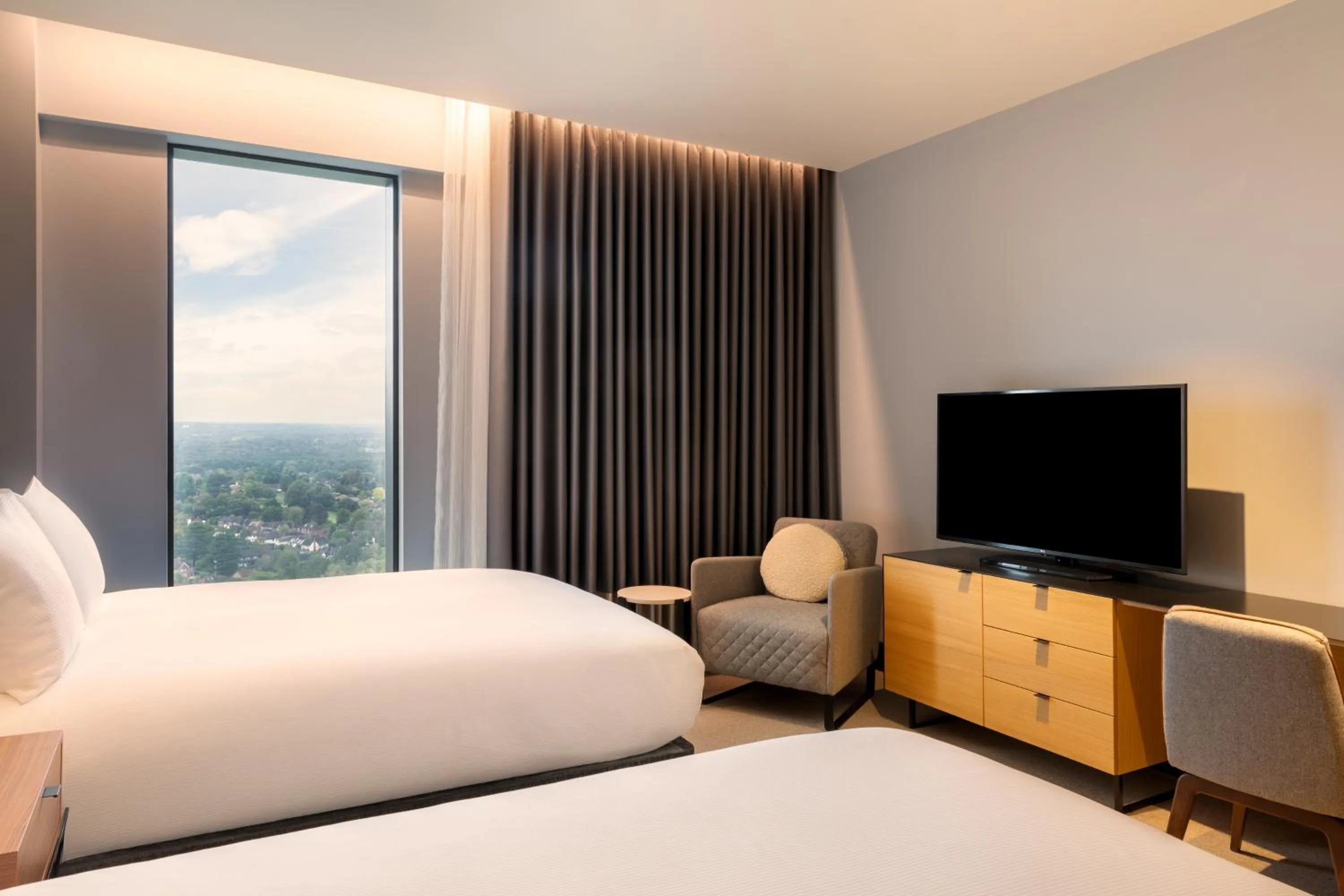 Double Room with Two Double Beds in Hilton Woking