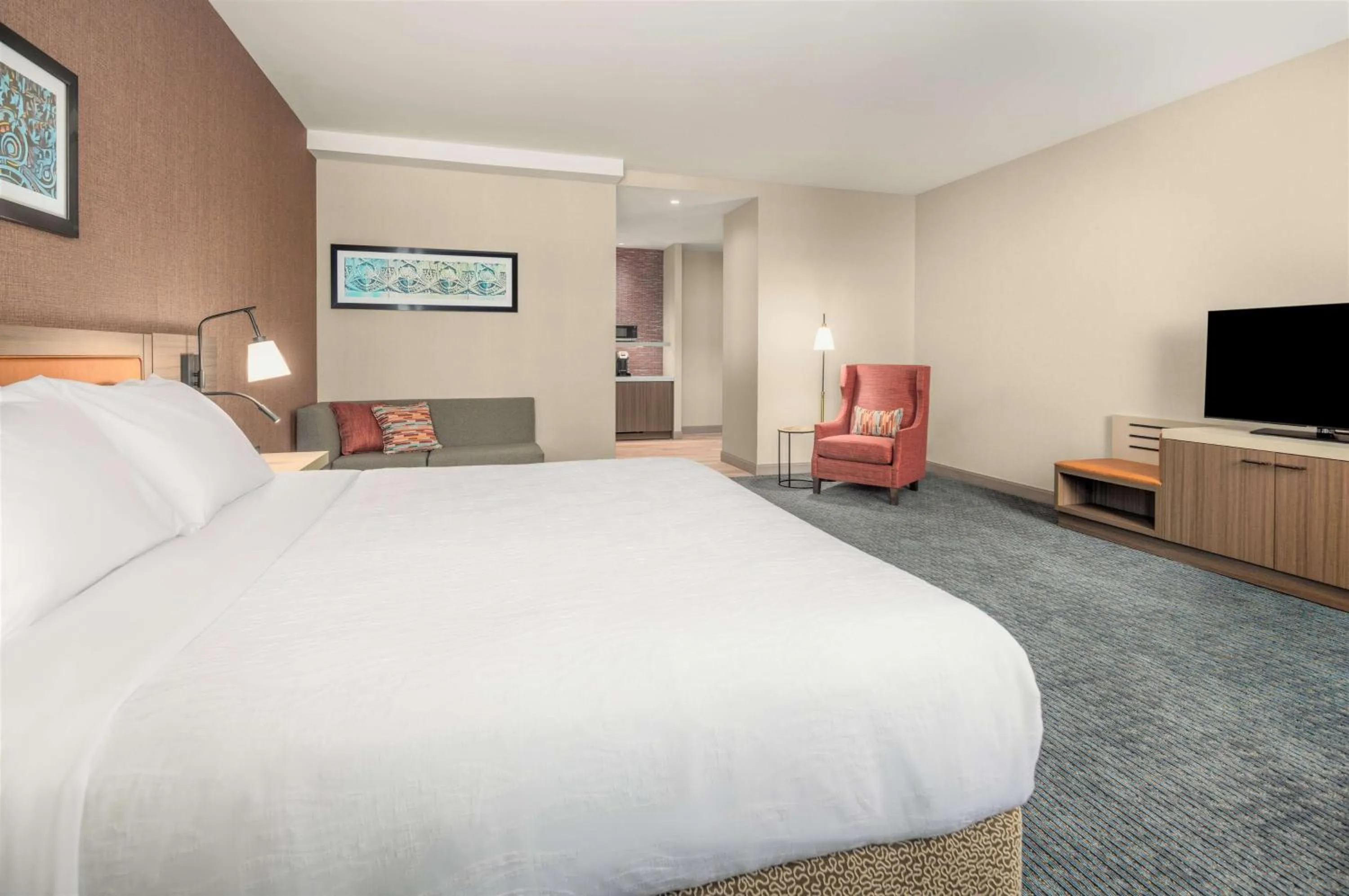 Deluxe King Room with City View in Hilton Garden Inn- Chicago Central Loop
