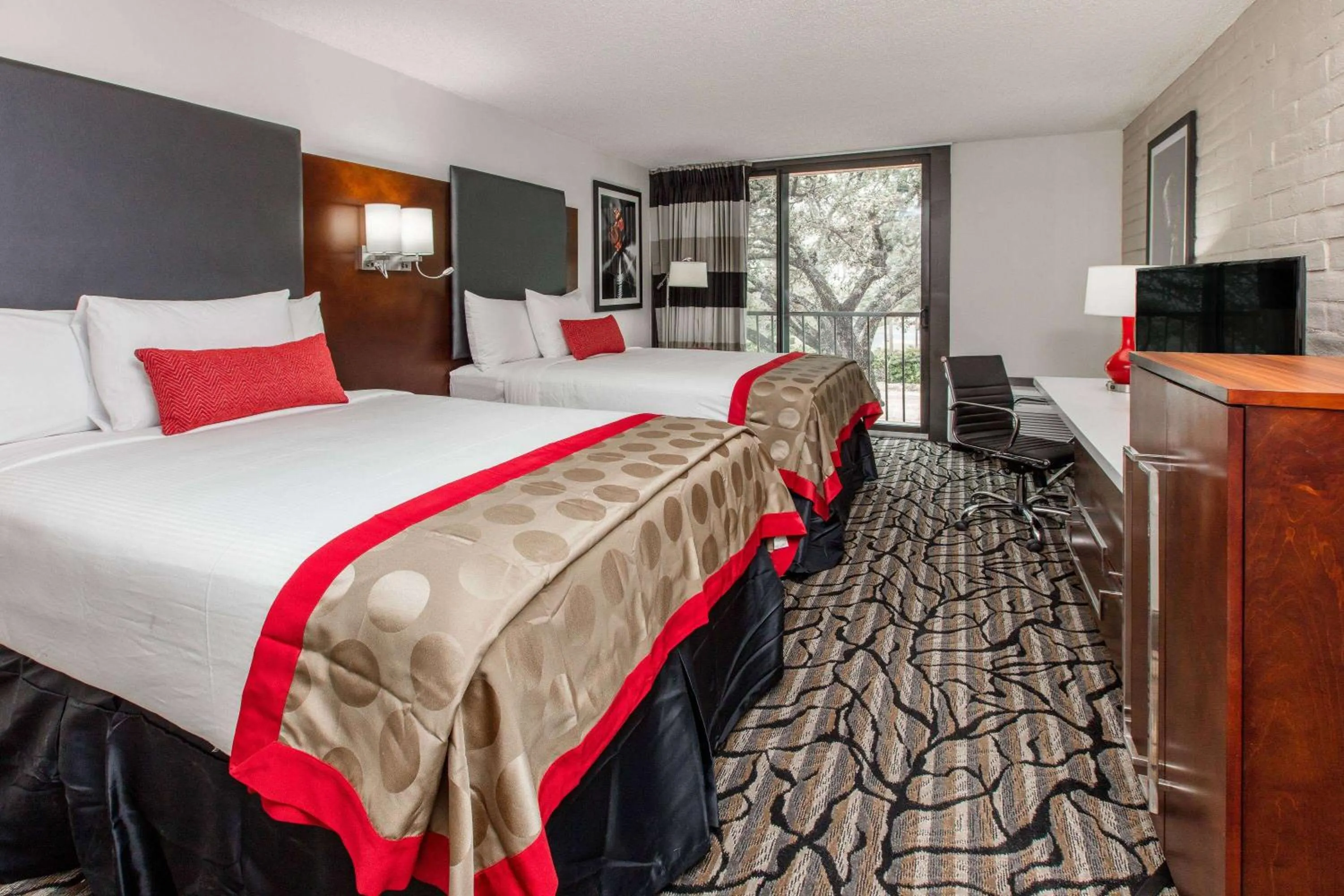 Double Room with Two Double Beds - Non-Smoking in Ramada by Wyndham Austin South