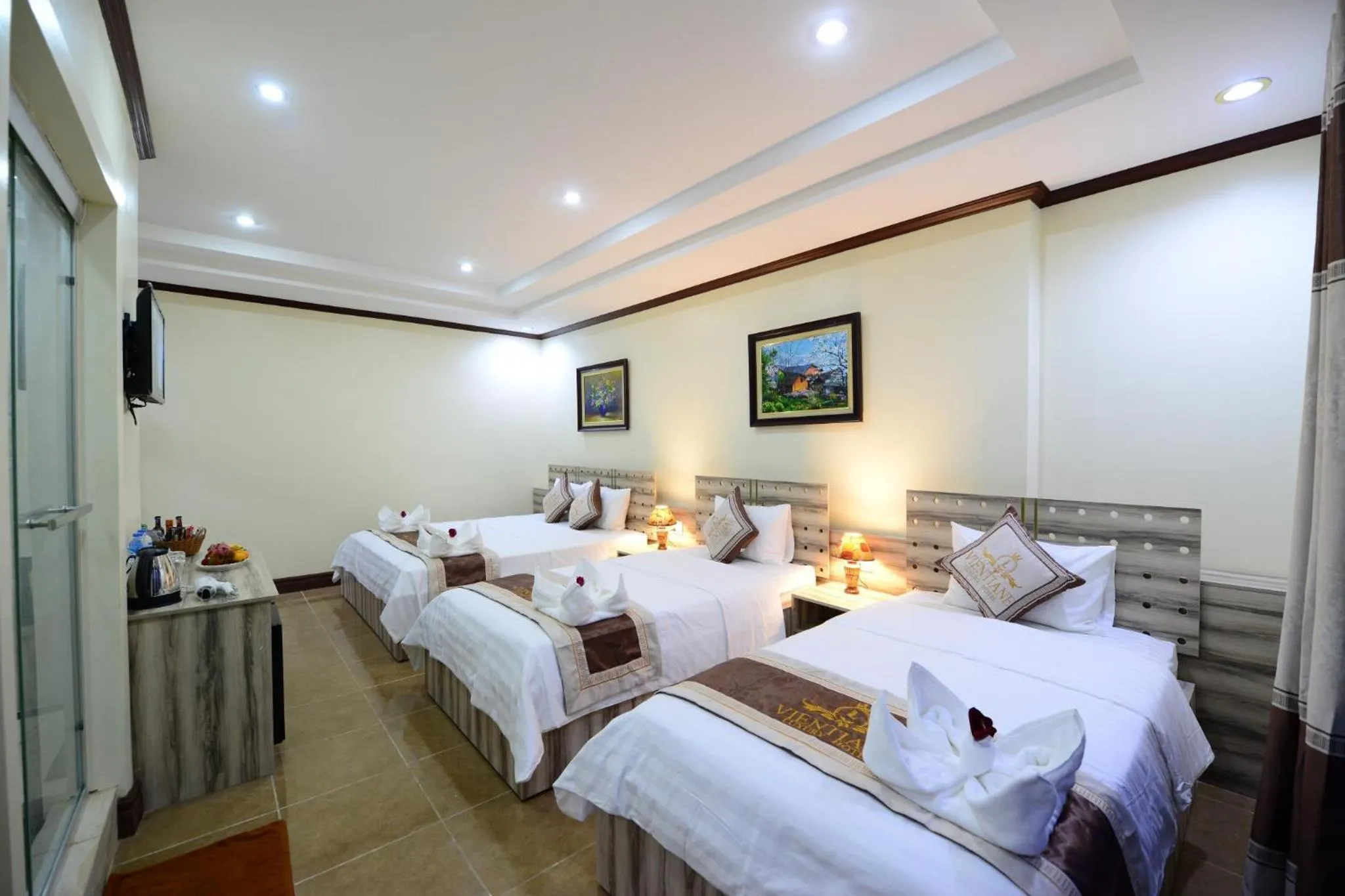 Premium Quadruple Room in Vientiane Luxury Hotel