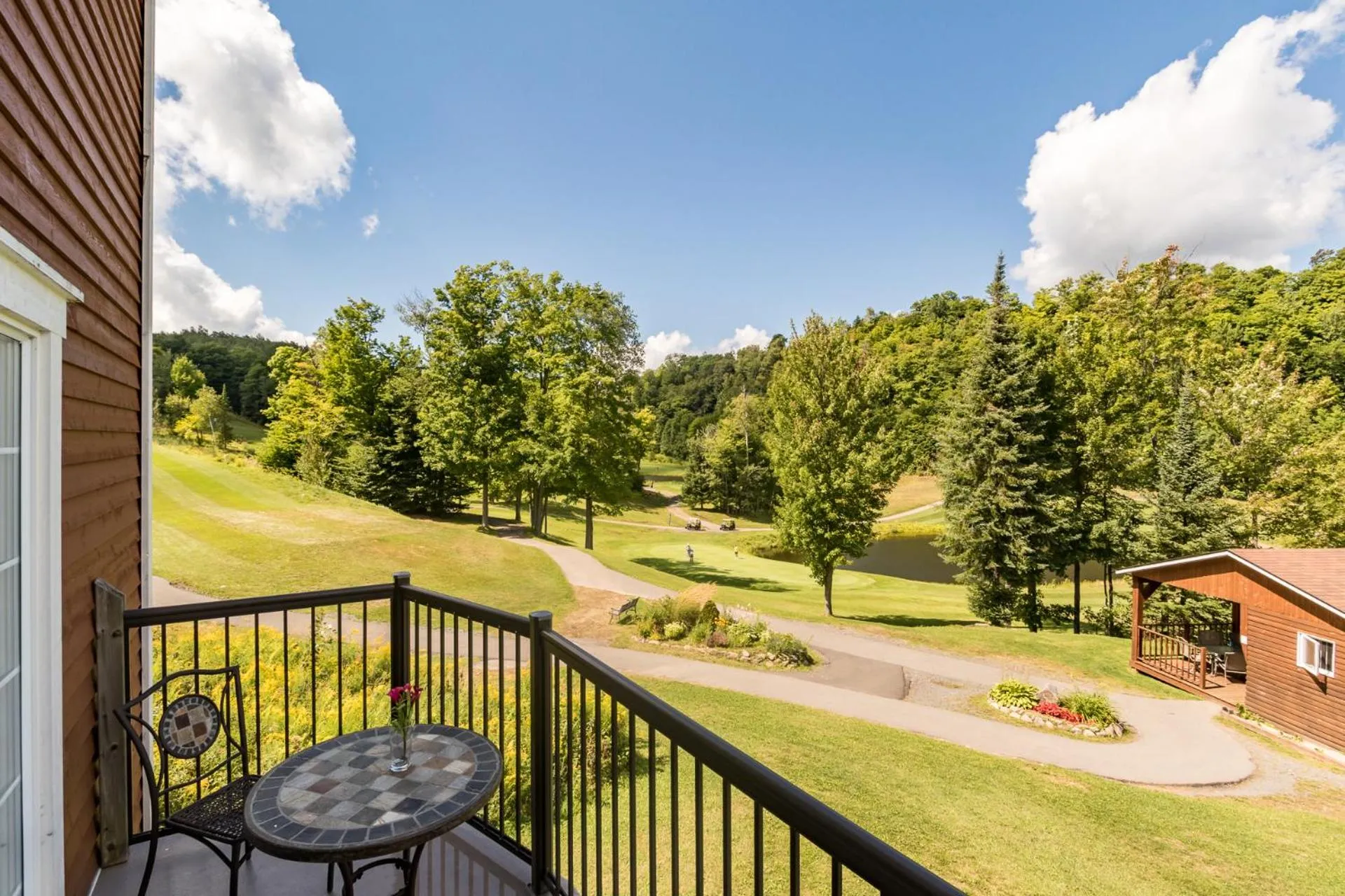 Three-Bedroom Condominium with Balcony and Fireplace - Golf View in Mont Gabriel, Sainte-Adèle, a Tribute Portfolio Resort