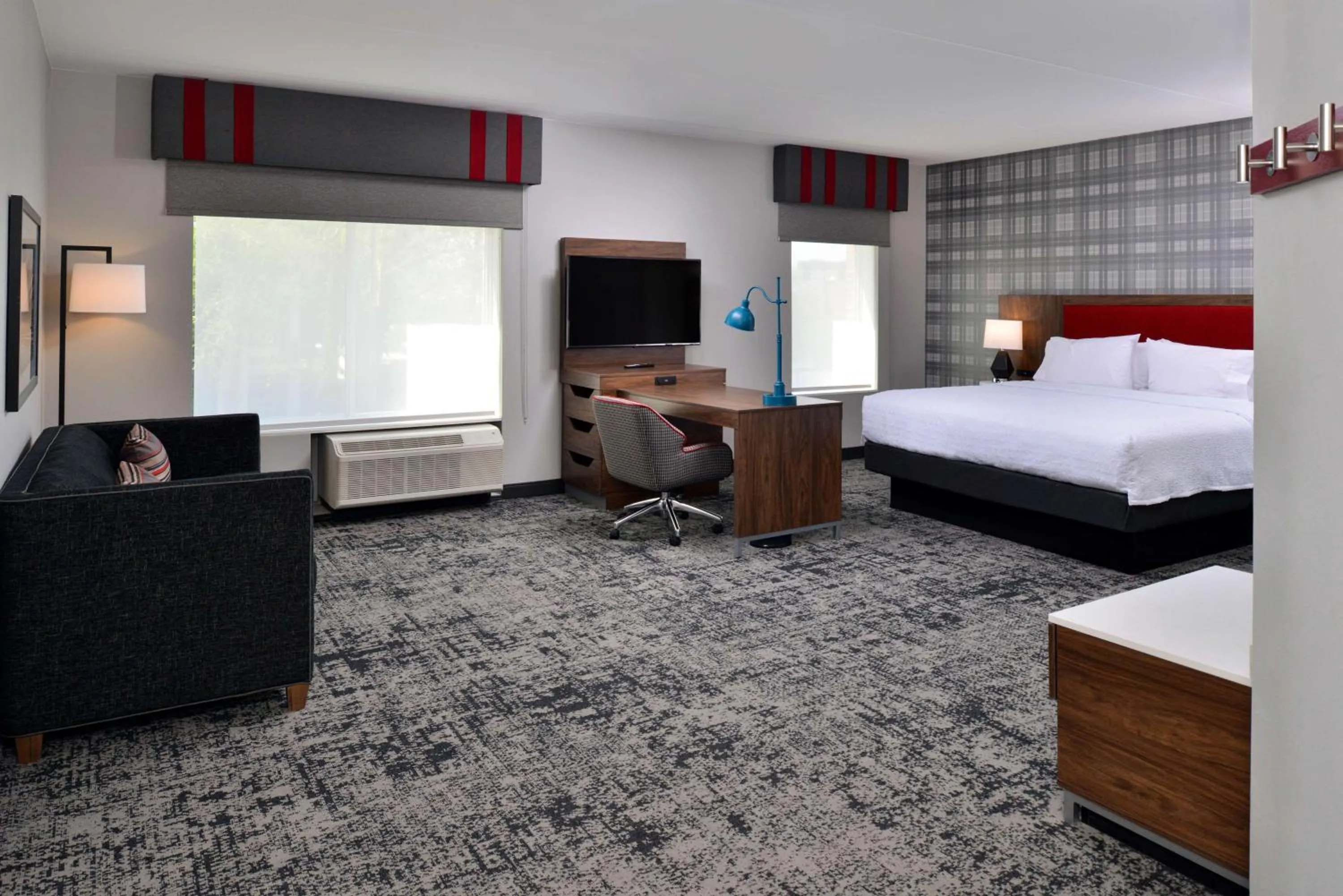 King Studio Suite with City View in Hampton Inn & Suites Greensboro Downtown, Nc