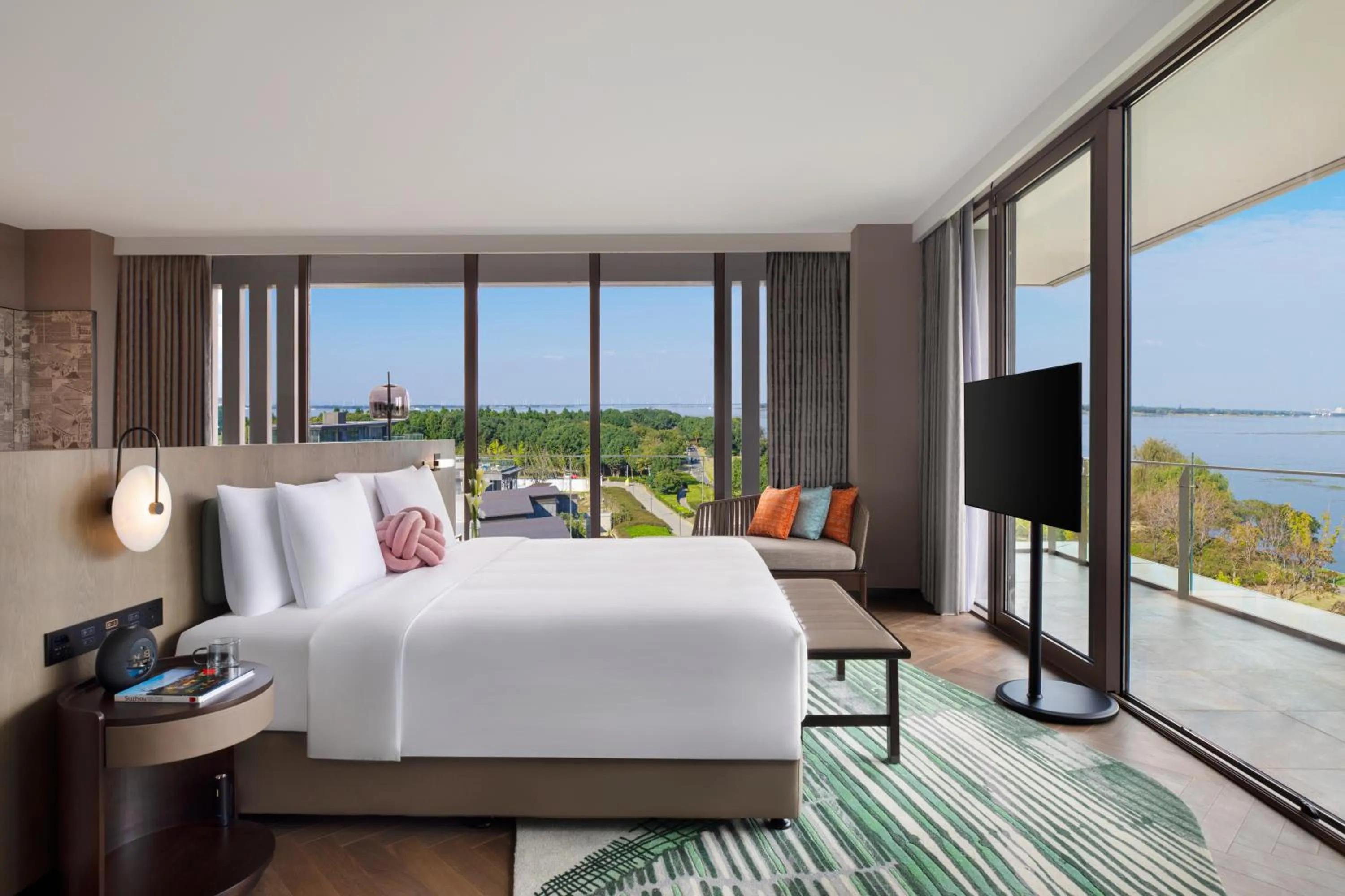 One Bedroom Suite with Lake View  in Hotel Indigo Suzhou Yangcheng Lake by IHG