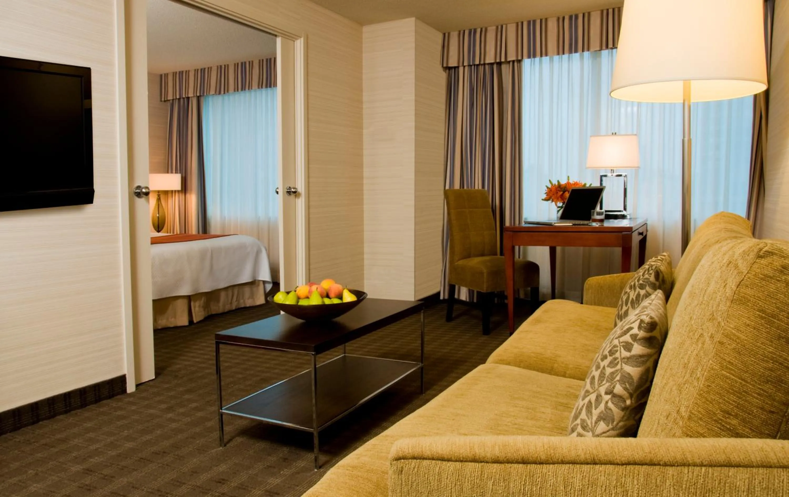 Deluxe Suite King and Sofa bed in Cambridge Suites Toronto