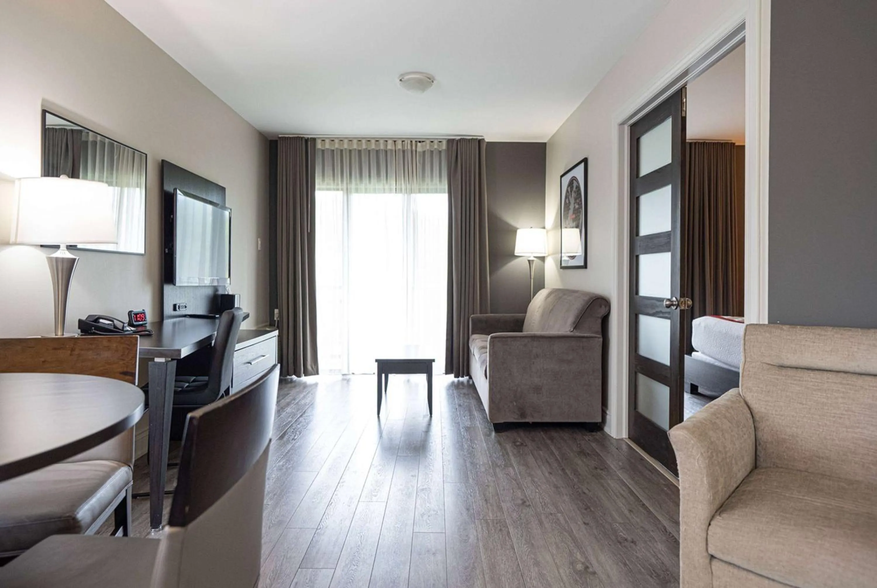 1 King Mobility Accessible Studio Suite, Water Front, Non-Smoking in Ramada by Wyndham Ottawa On The Rideau