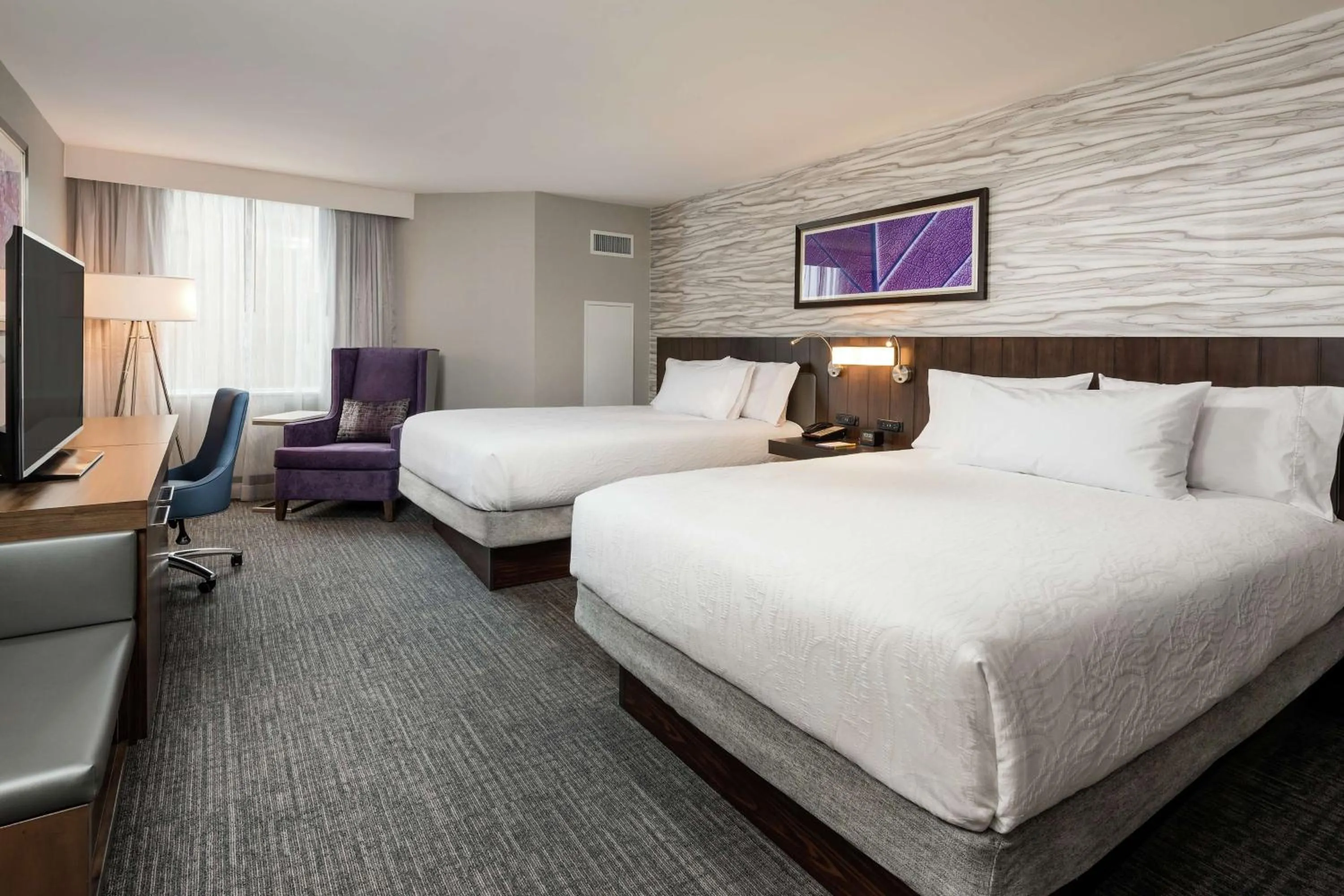 Queen Room with Two Queen Beds in Hilton Garden Inn Ottawa Downtown