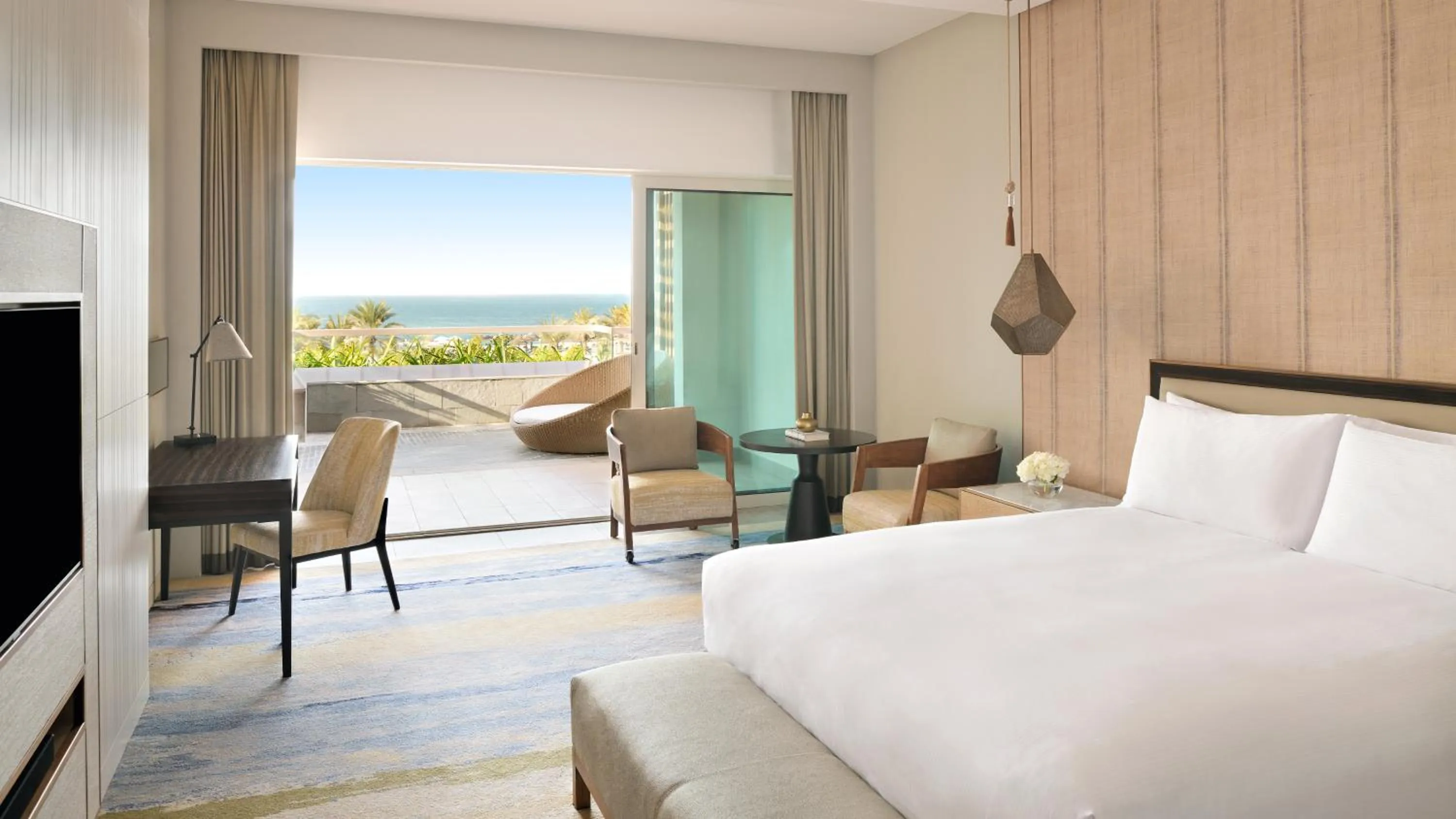 Classic King Room with Terrace and Sea View in InterContinental Ras Al Khaimah Mina Al Arab Resort & Spa by IHG