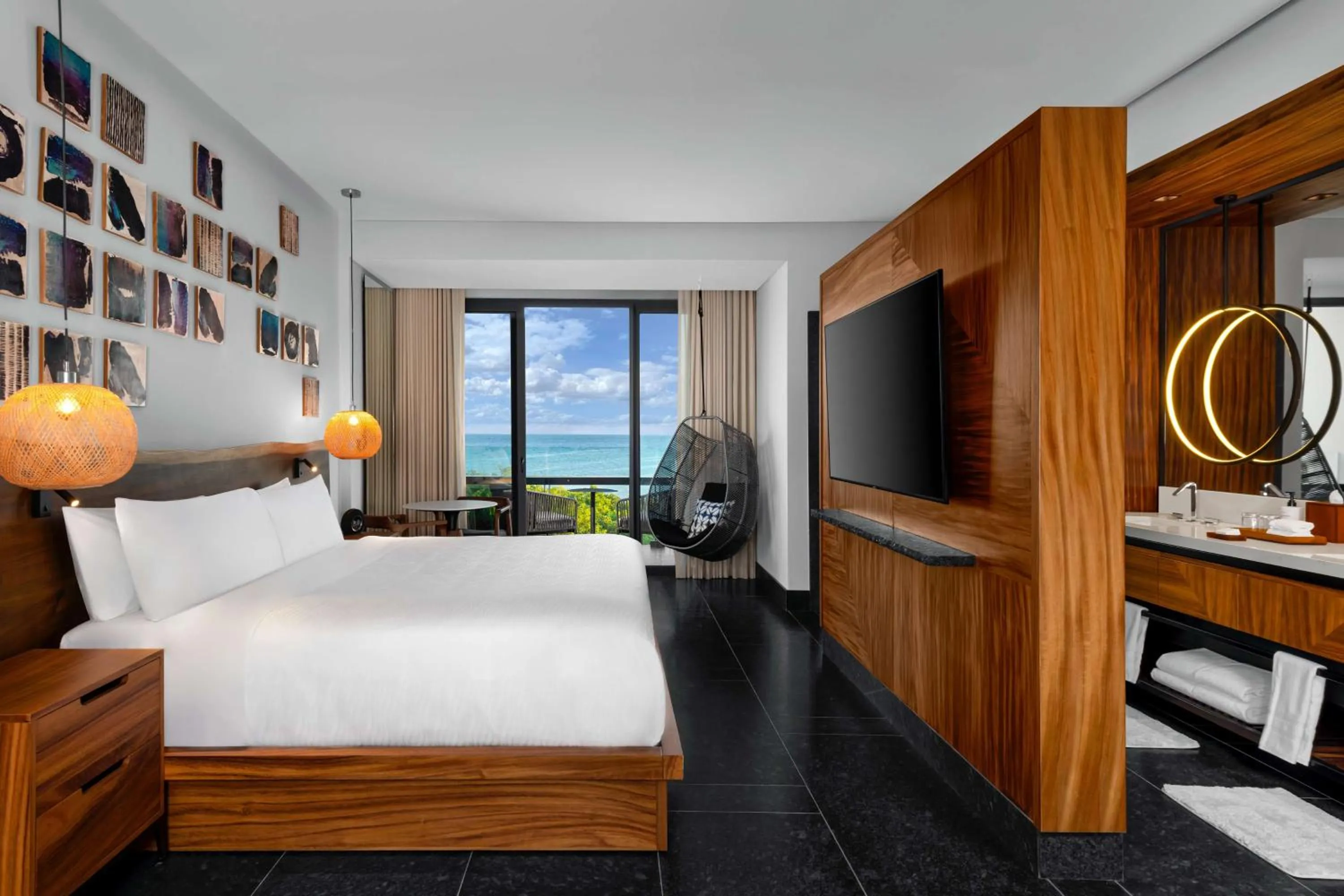 King Room with Ocean View in Conrad Tulum Riviera Maya