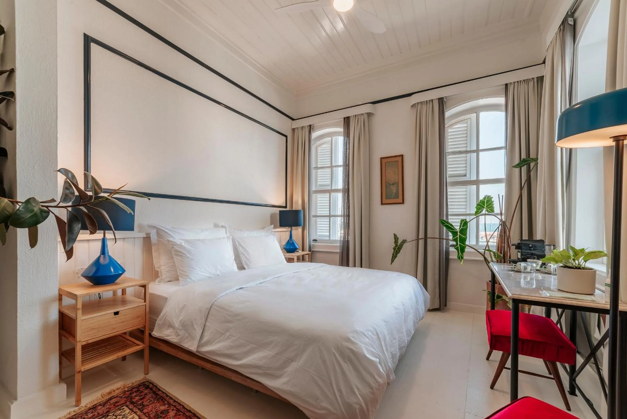 Deluxe Double Room with Sea View in Gümrük Urla