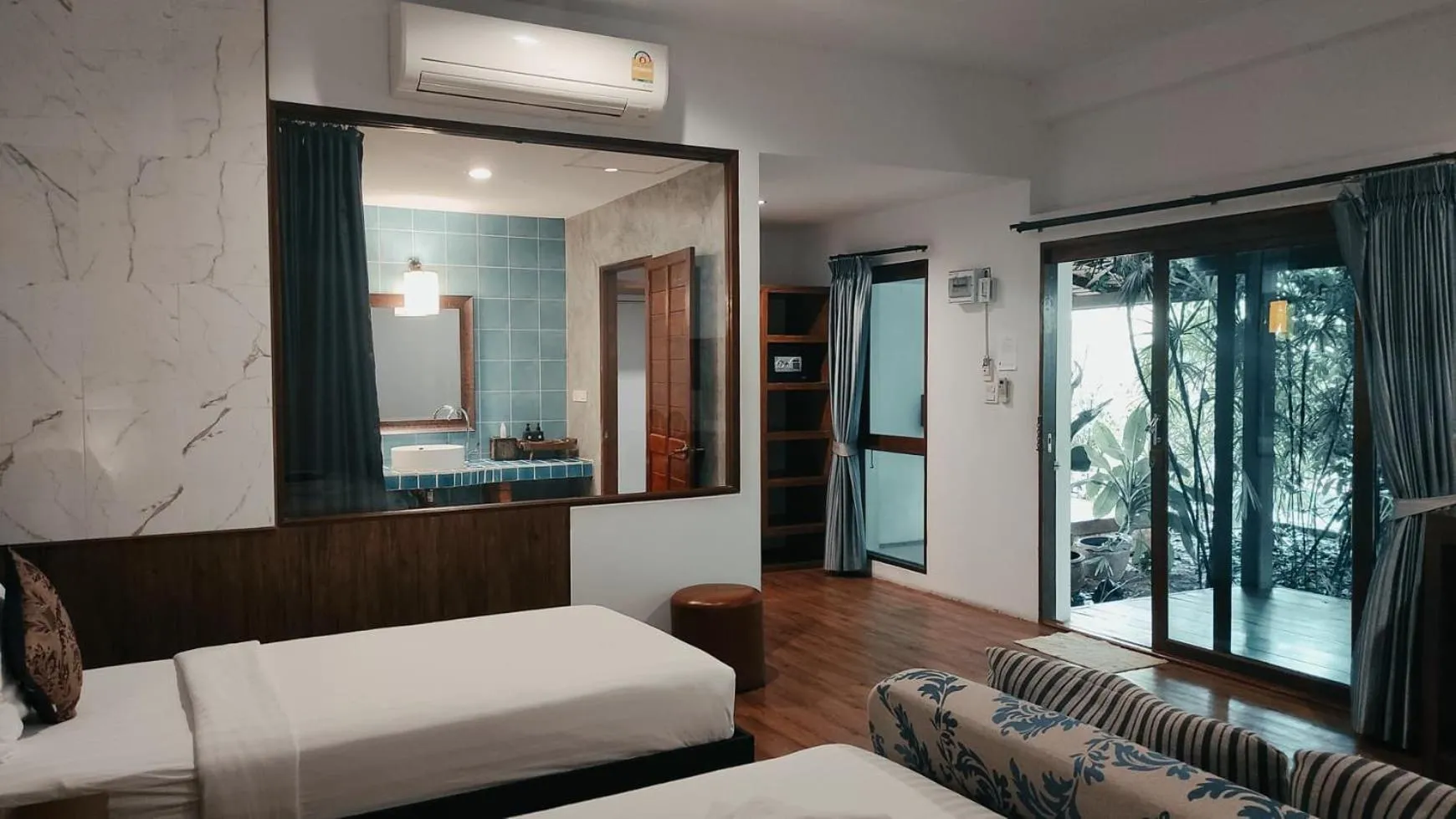 Standard Twin Room with Garden View in Foresto Sukhothai Guesthome