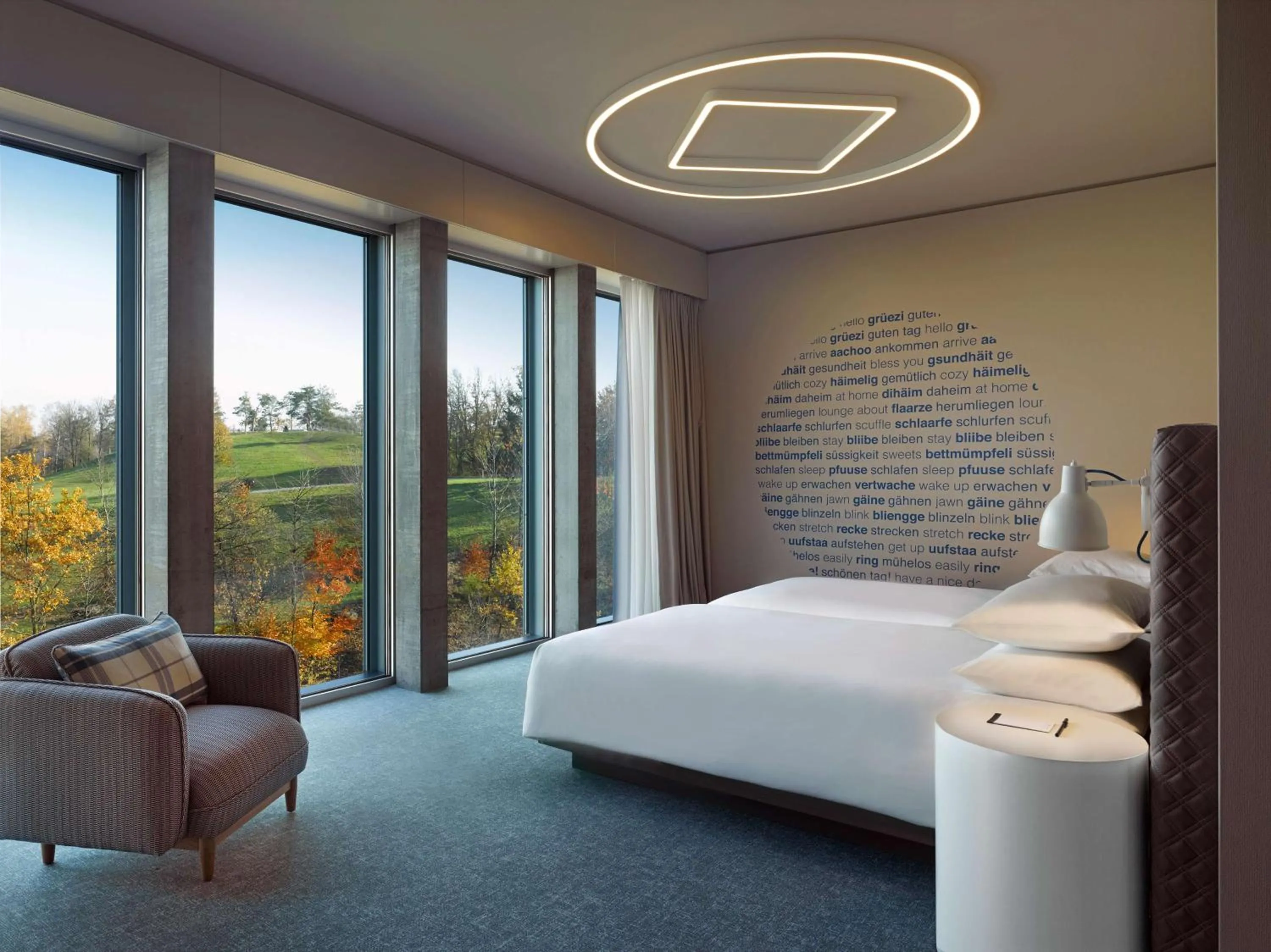 Twin Room with View - High Floor in Hyatt Place Zurich Airport the Circle
