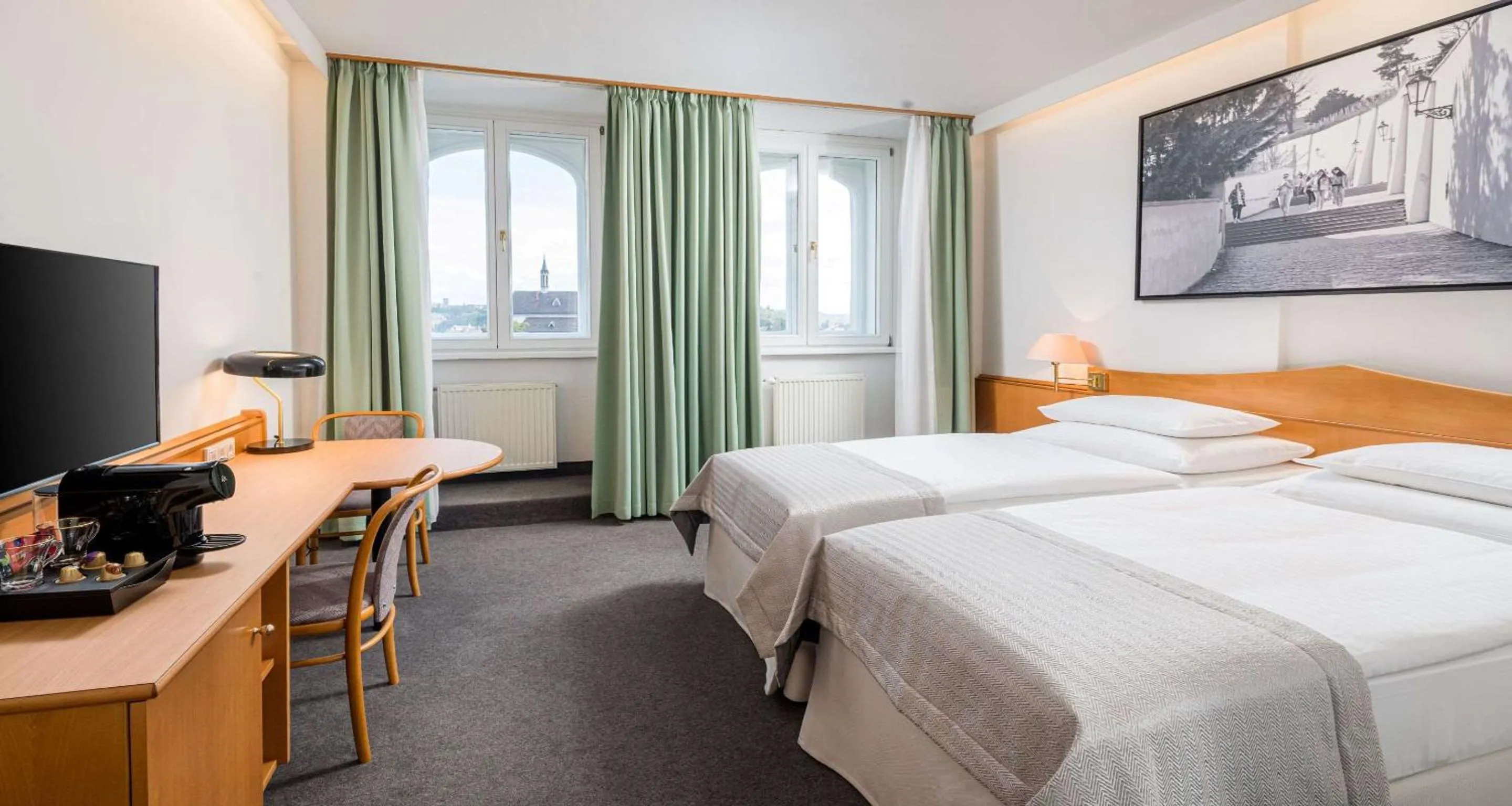 Classic Twin Room in Best Western Hotel Moran