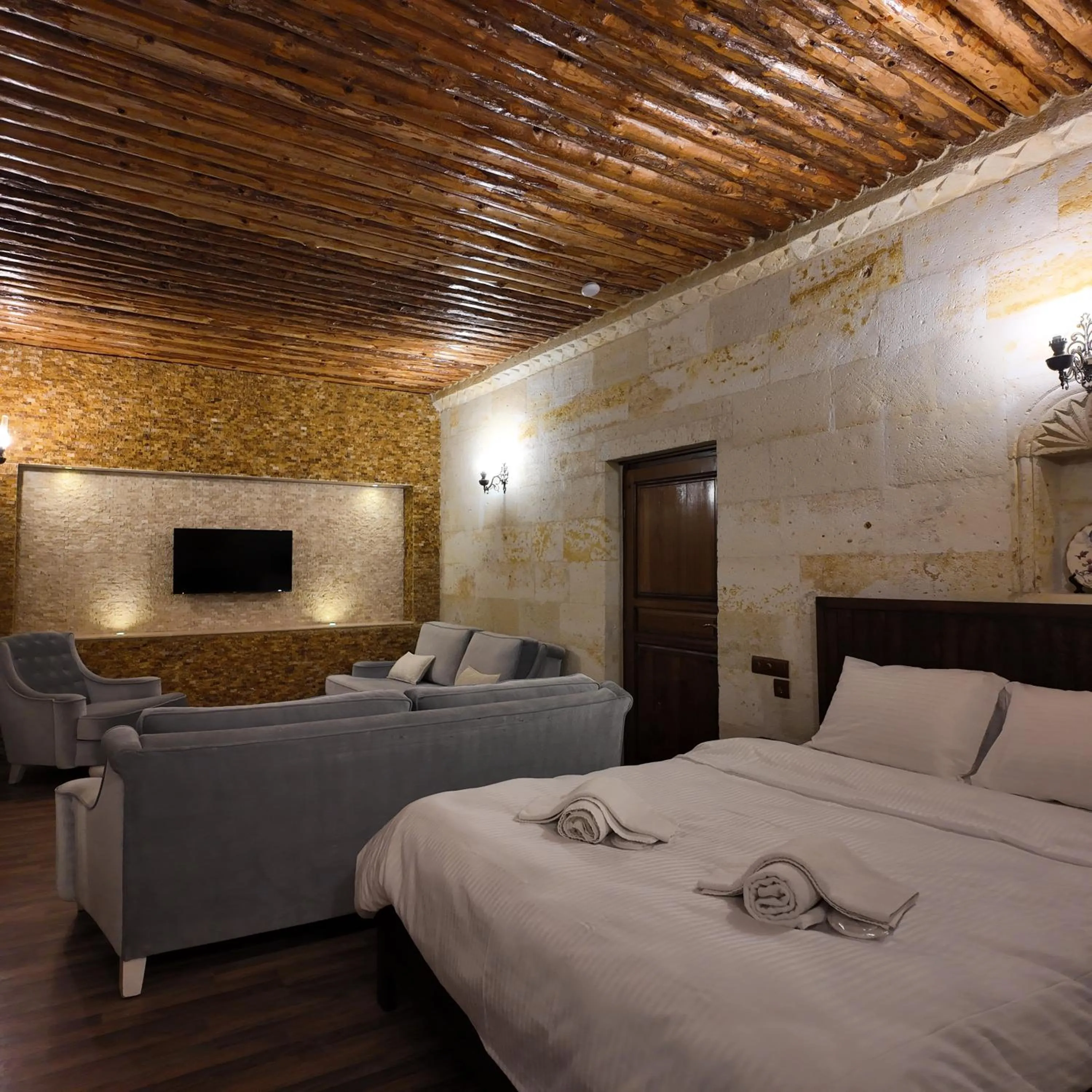 Double Room with Balcony in Konak Bezirhane Cave Otel