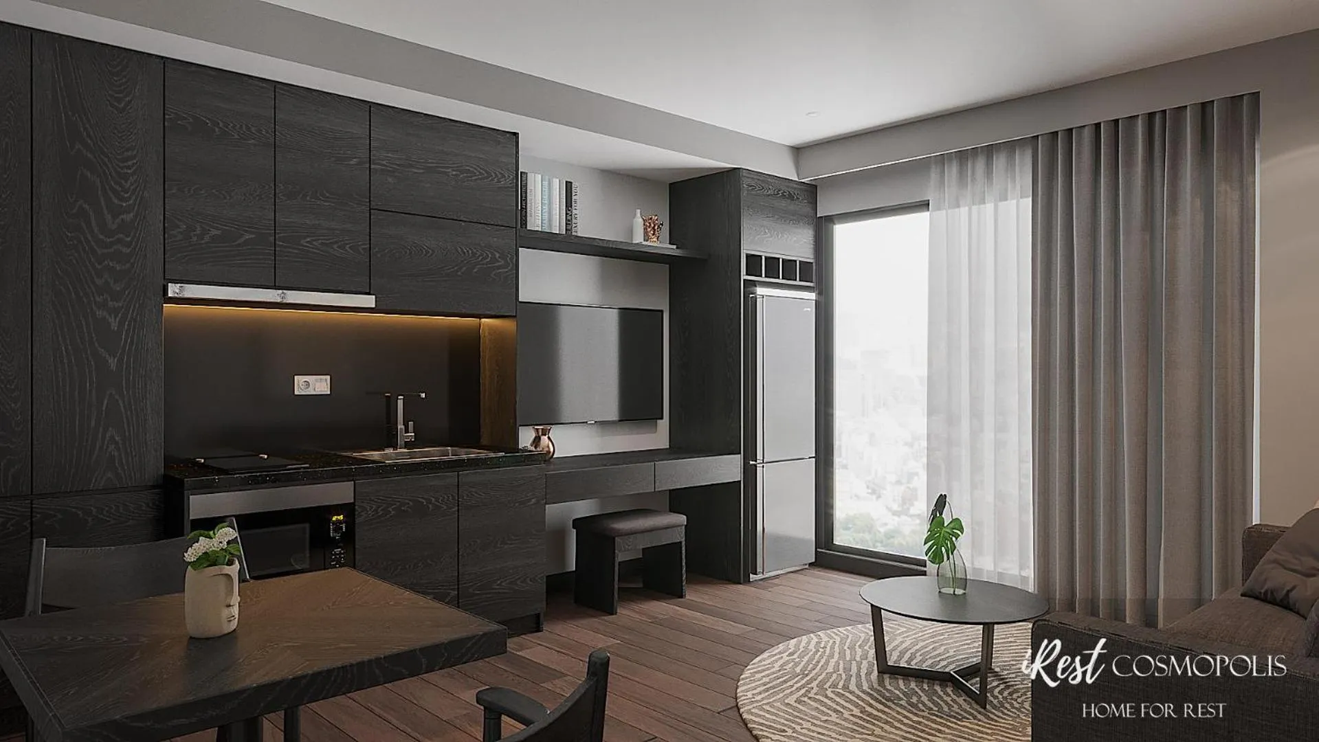 Deluxe One-Bedroom Apartment with City View in iRest COSMOPOLIS Vinh Yen