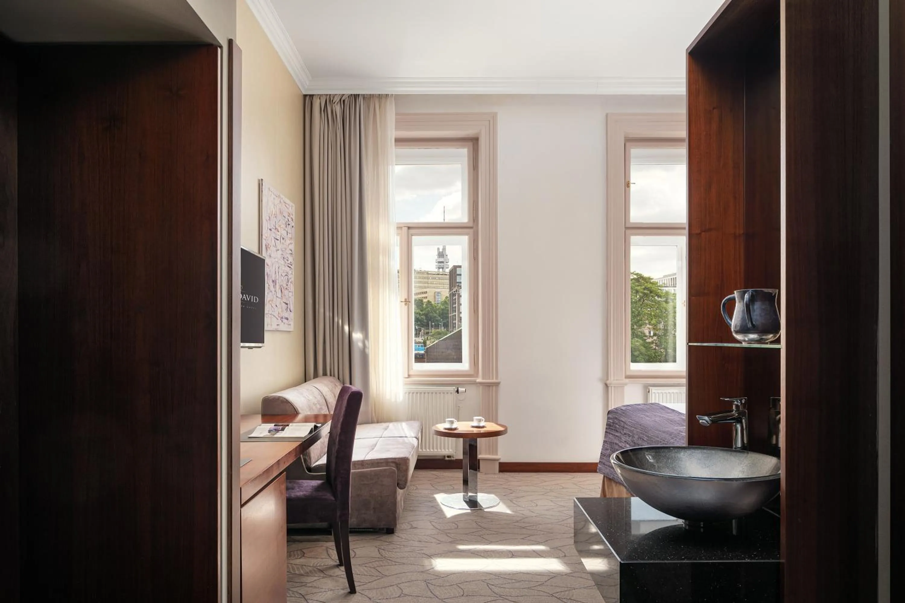 Deluxe Double or Twin Room in Kosher Hotel King David Prague